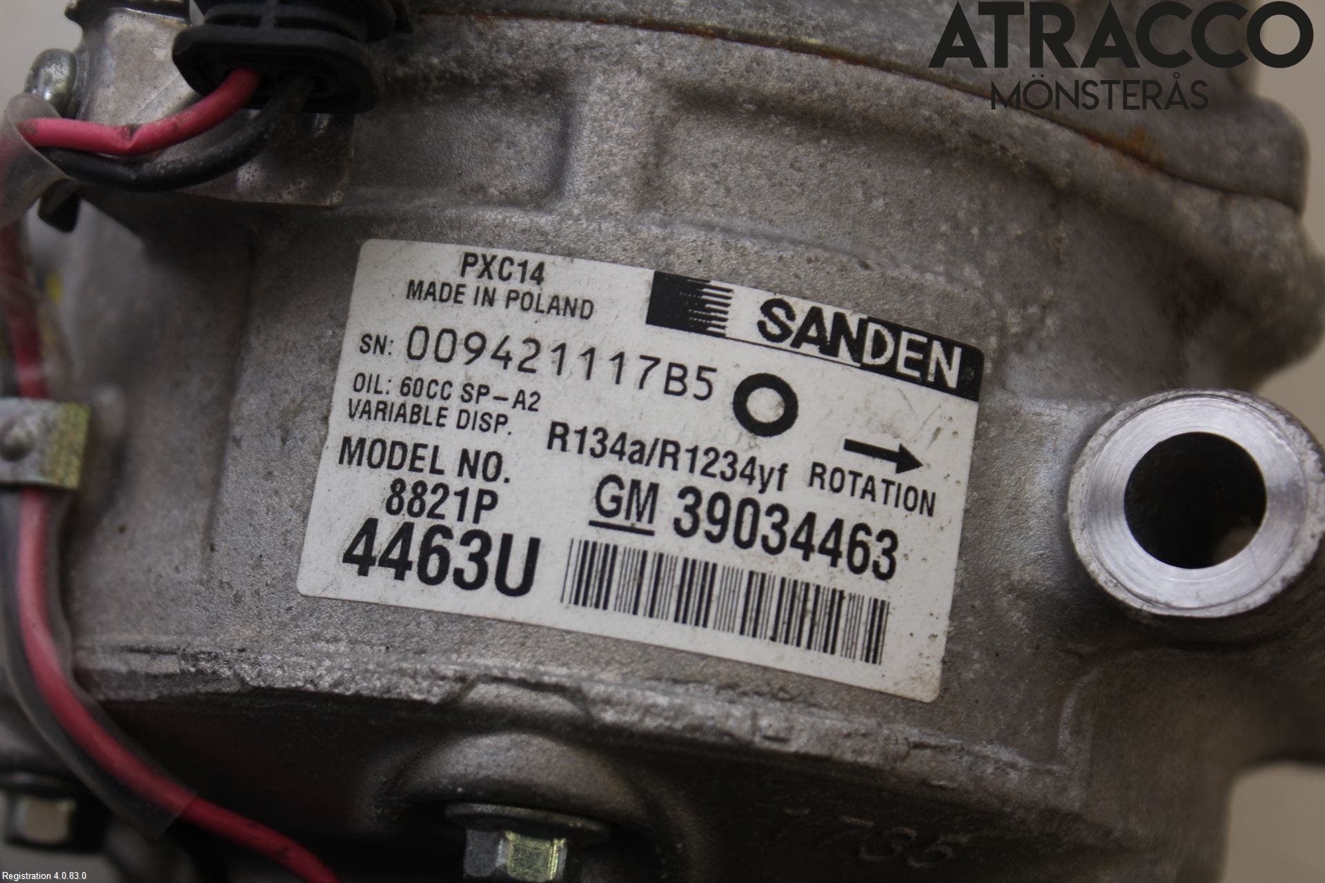 Opel ASTRA K 16-22 Ac Kompressor