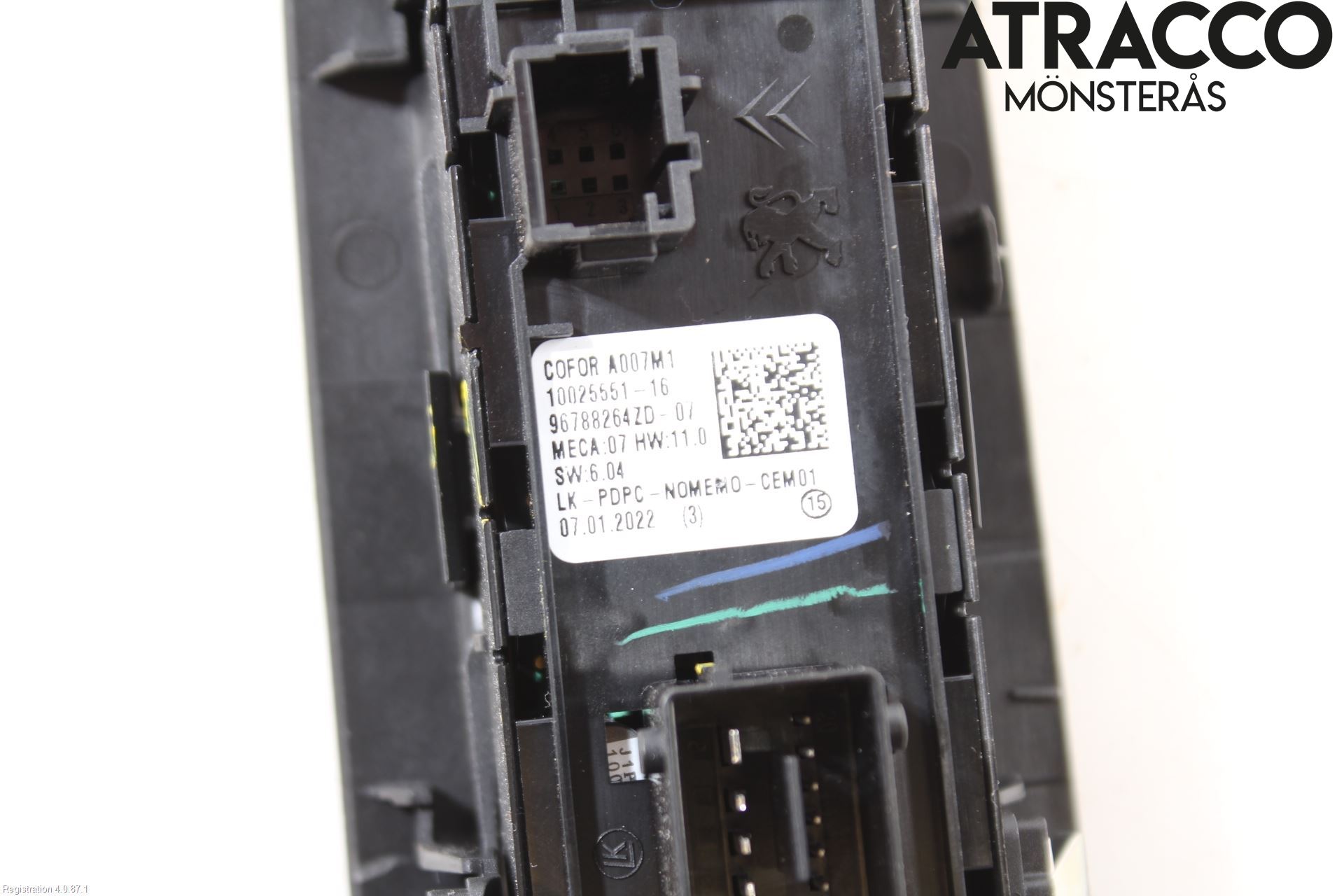 Opel MOKKA 21- Strömställare Elhiss