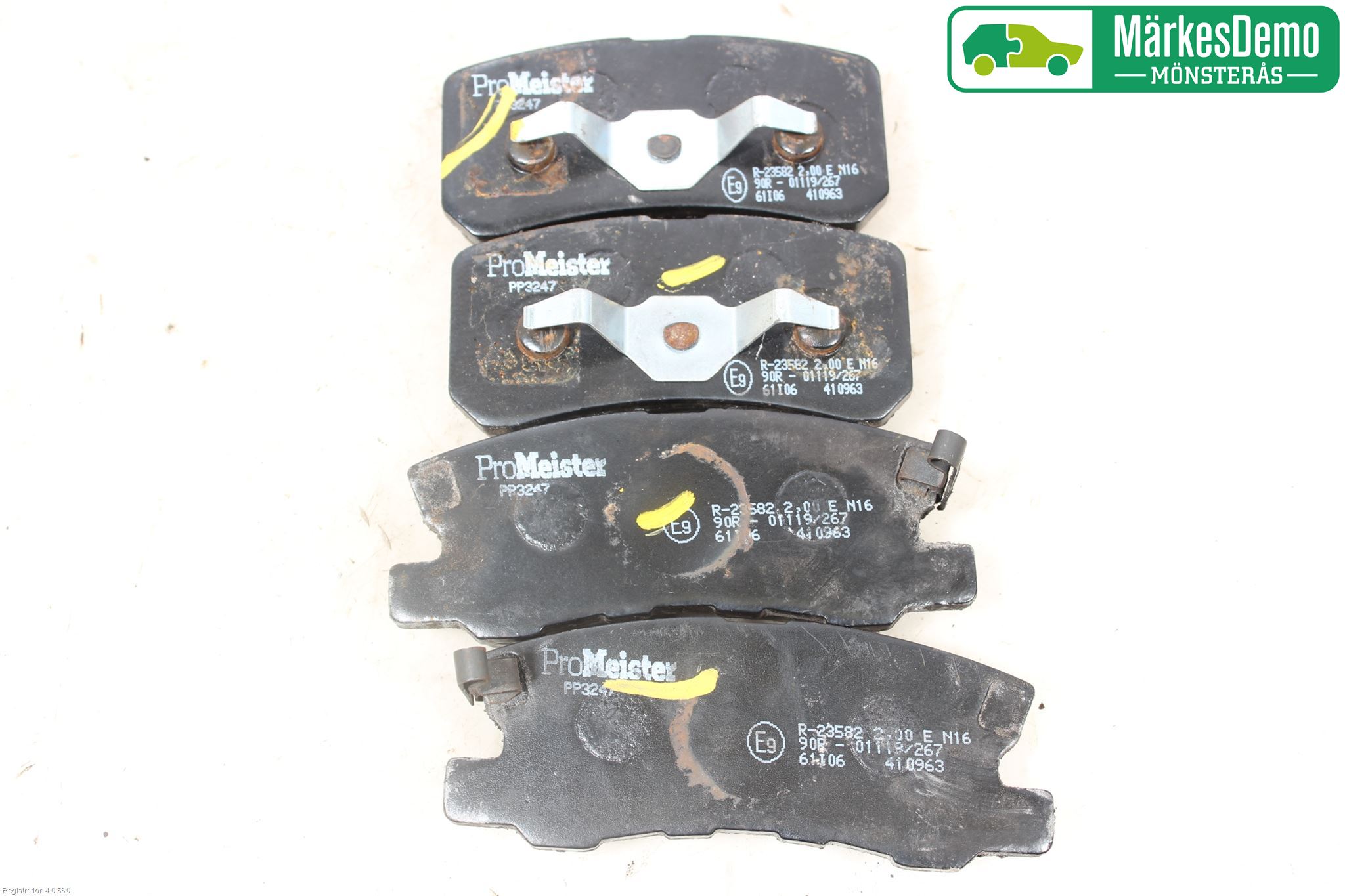 Mitsubishi ASX 10-22 Bromsbelägg Bak