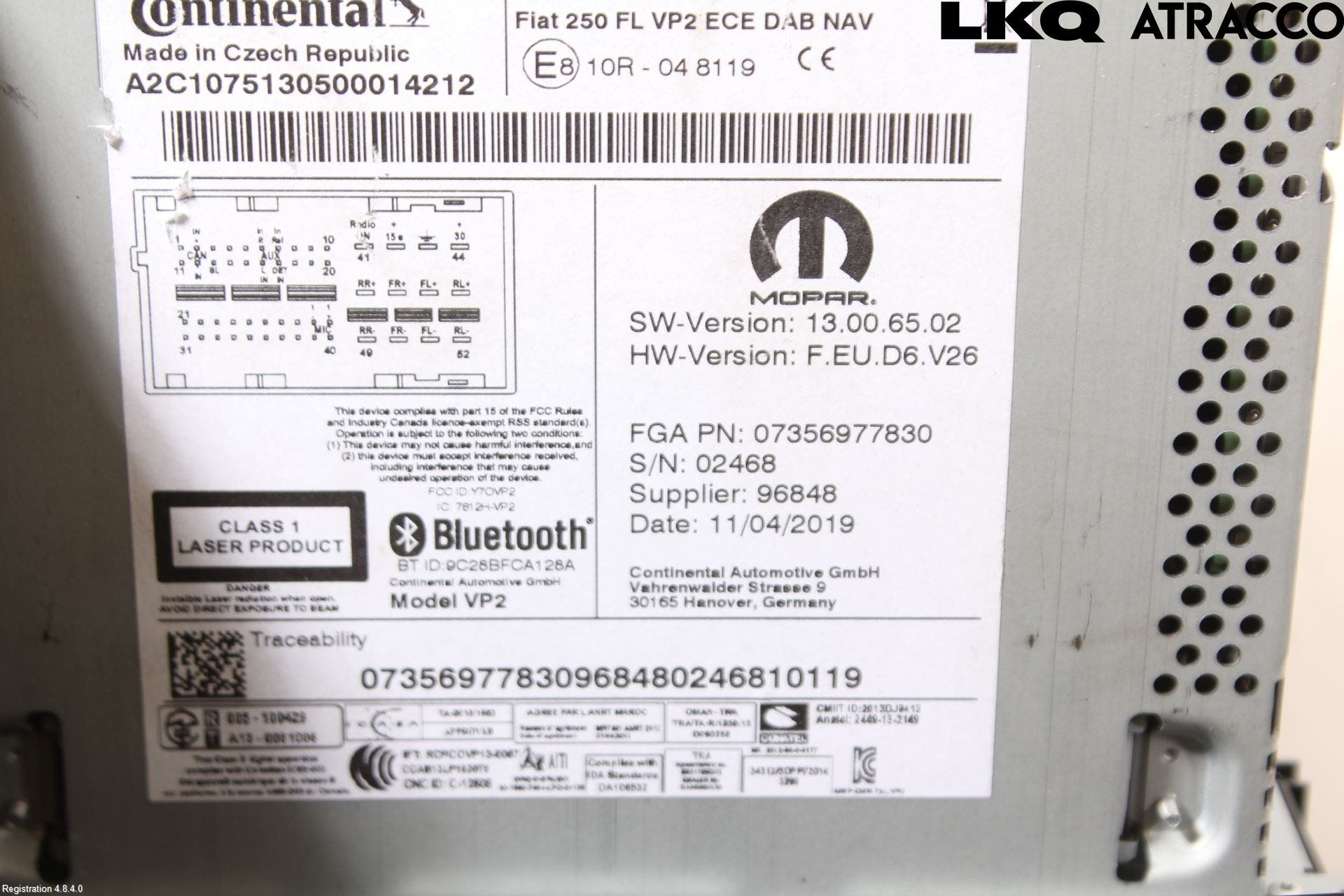 Peugeot BOXER/E-BOXER 15- Cd Radio - Multimediapanel