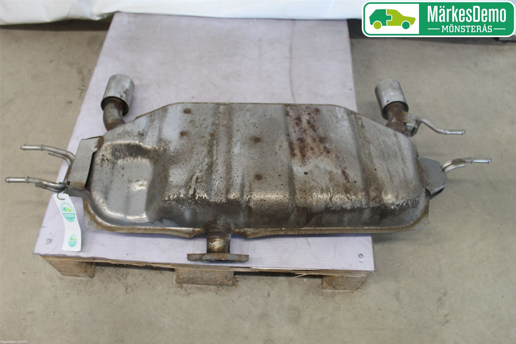 Mazda CX-3 Avgas Bakre Dämpare