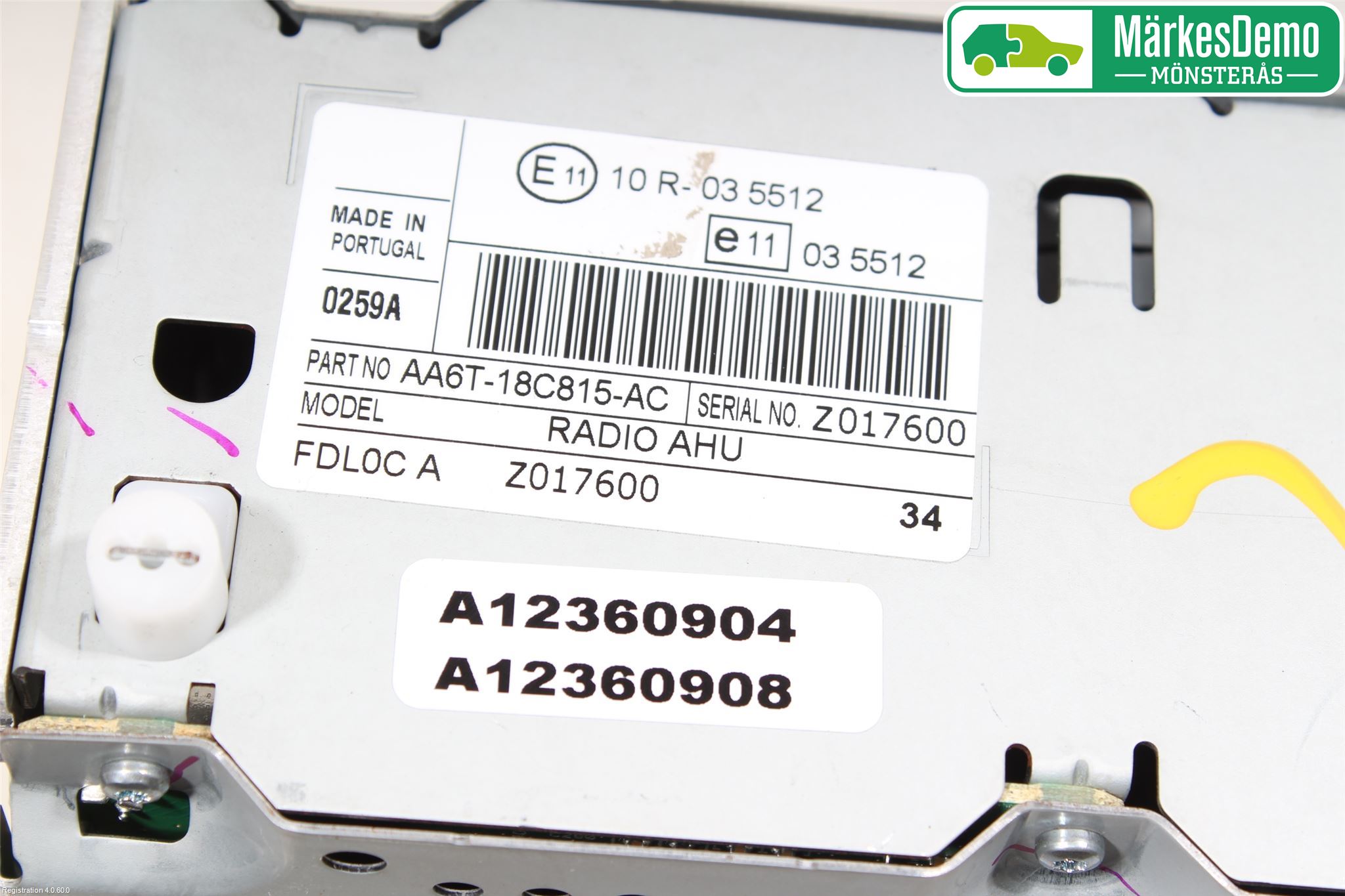 Ford FIESTA 09-12 Radio