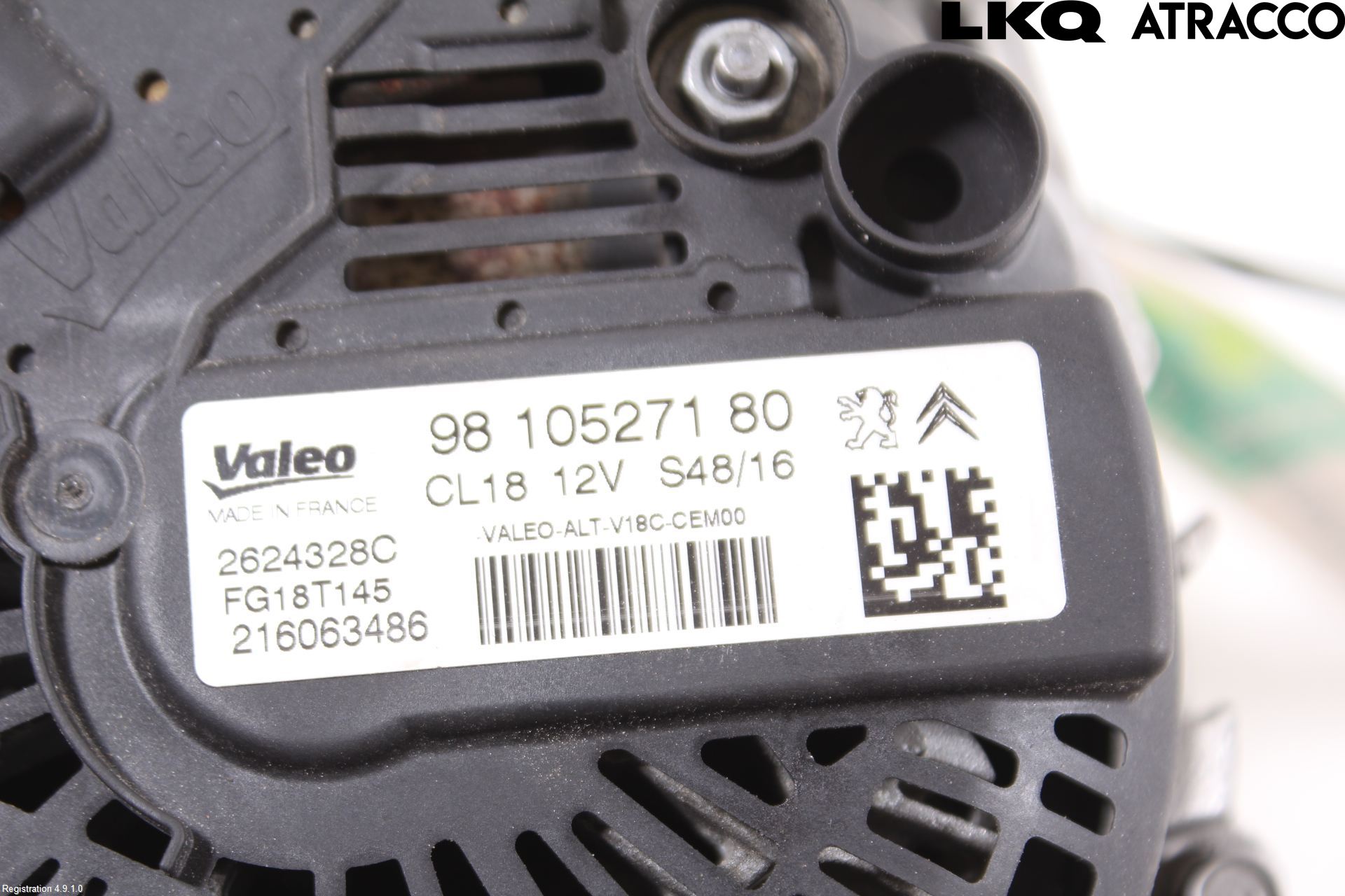 Peugeot 308 14-21 Generator