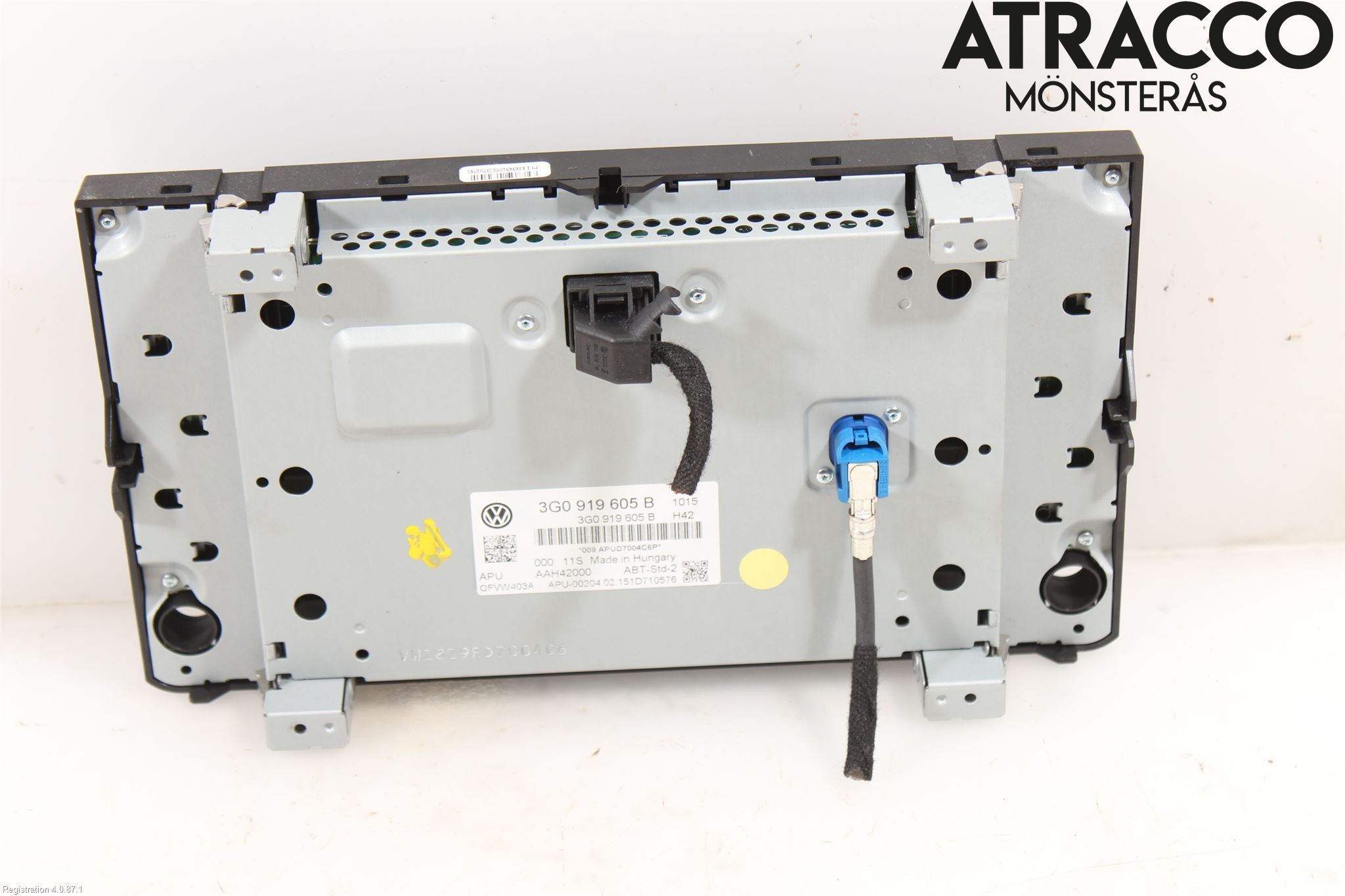 Volkswagen VW PASSAT 15-19 Multifunktionsdisplay