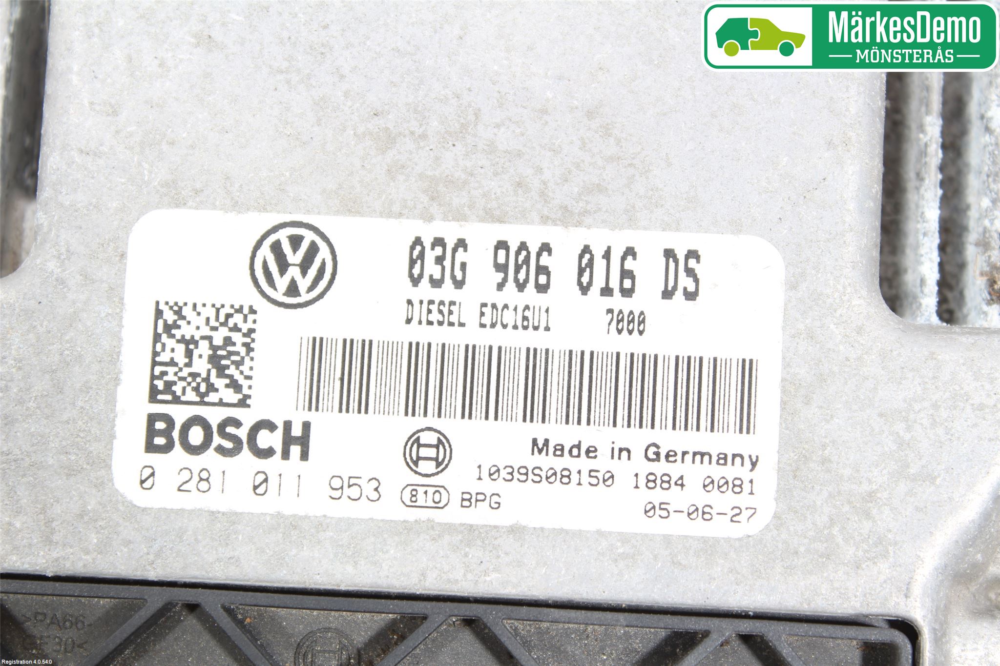 Skoda OCTAVIA (1Z) 05-13 Styrenhet Insprut Bensin