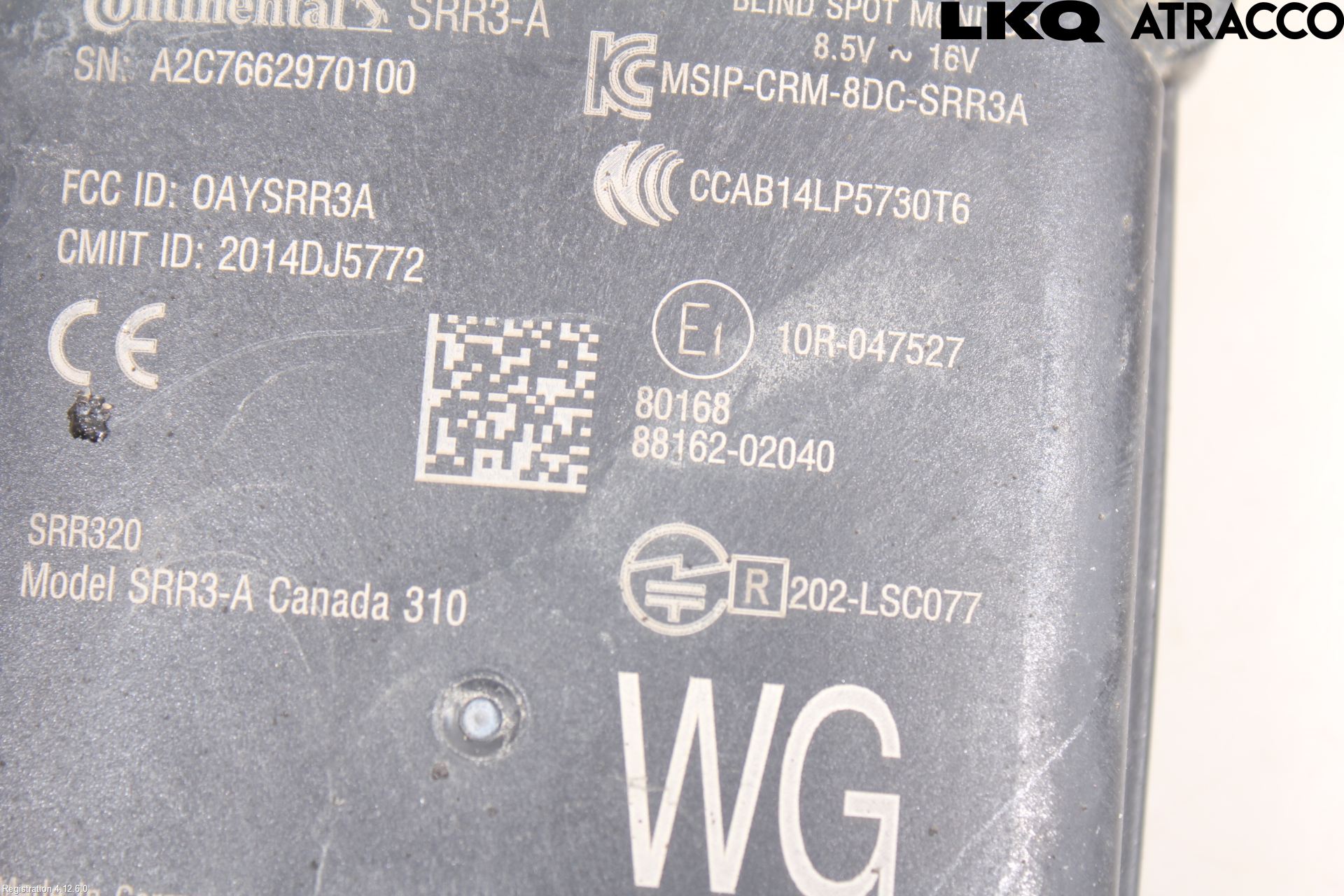 Toyota COROLLA 19- Sensor Aktivt Kollisionsskydd