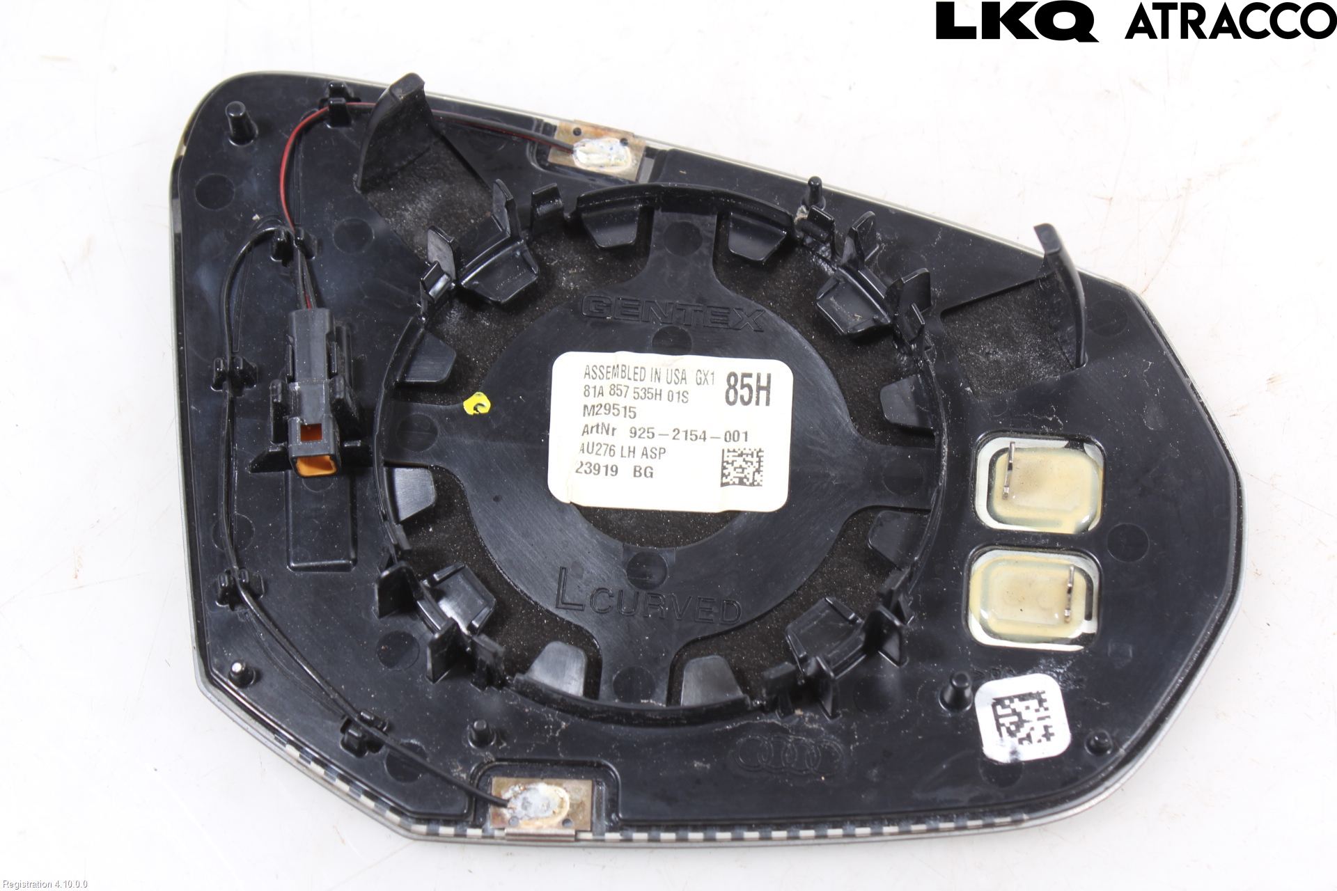 Audi Q3 F3 19- Spegelglas Vä