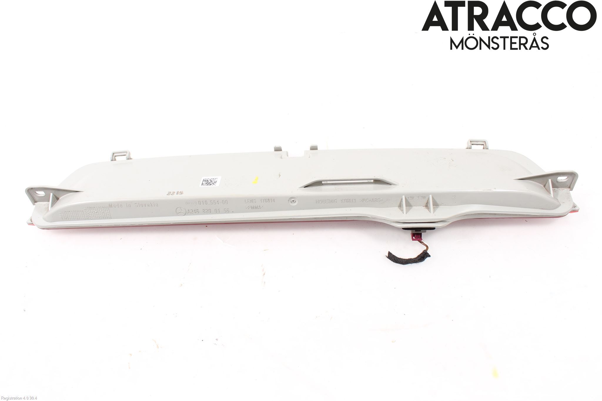 Mercedes-Benz MB B-KLASS (W246/W242) 12-19 Bromsljus Bakruta