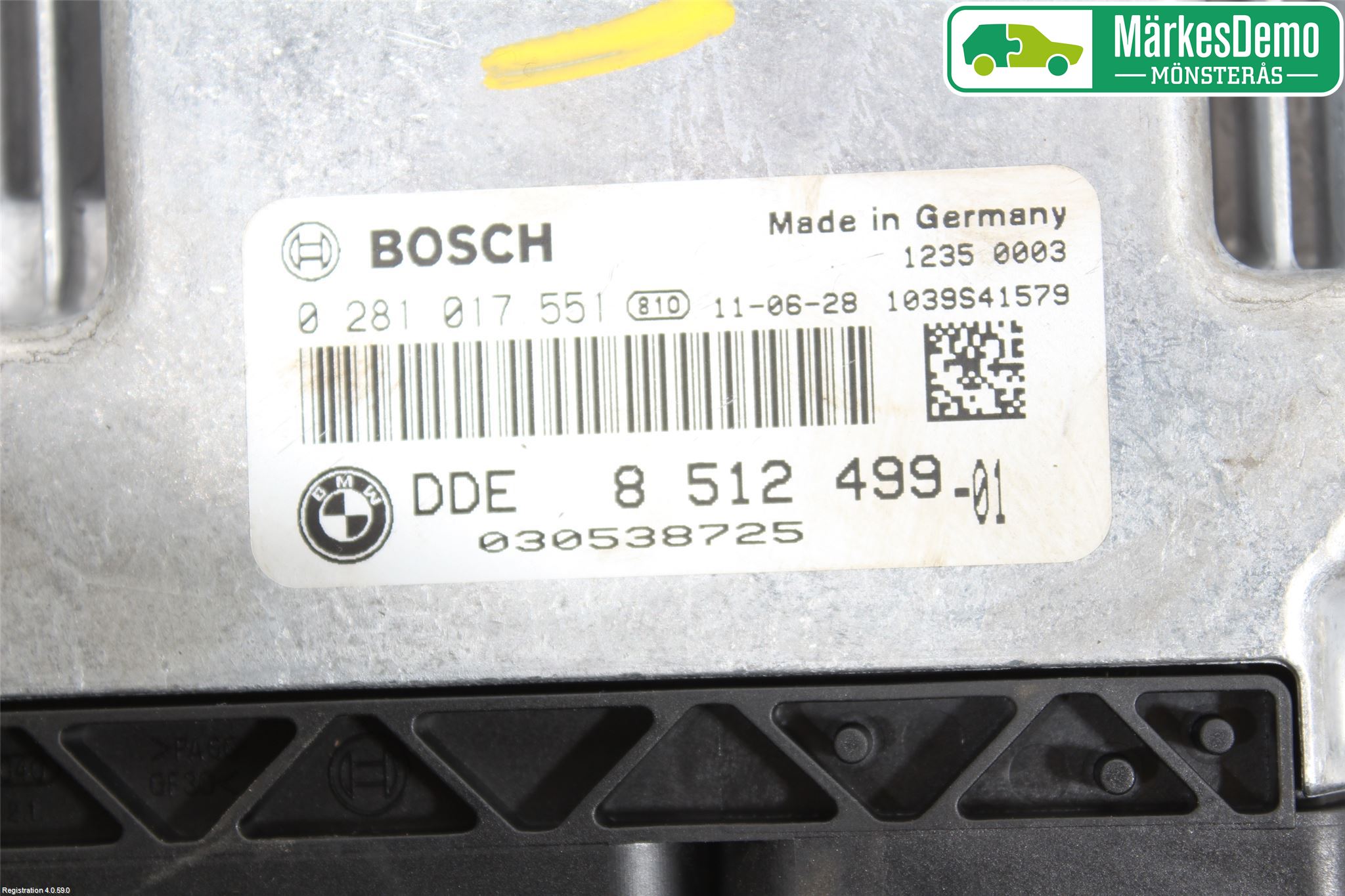 BMW X1 E84 10-15 Styrenhet Insprut Bensin