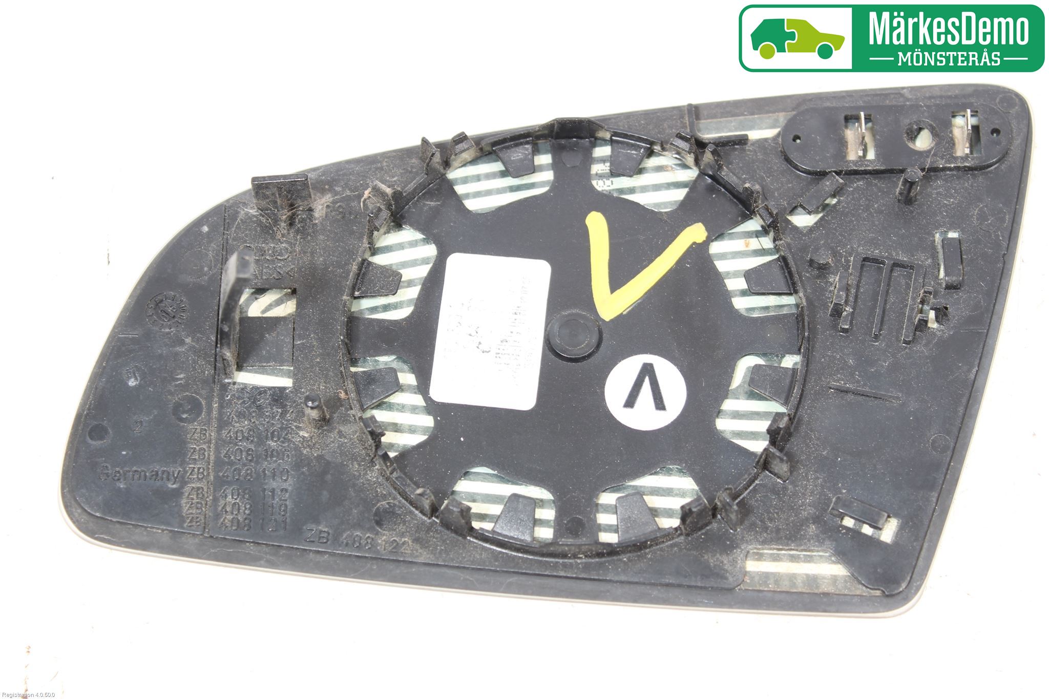 Audi A4/S4 05-07 Spegelglas Vä