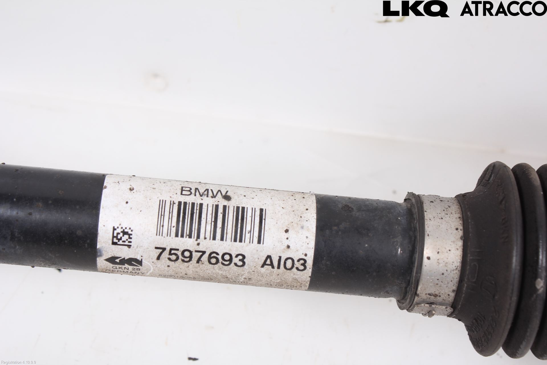 BMW 3 F30/F31/F80 12-19 Drivaxel Fram Vänster