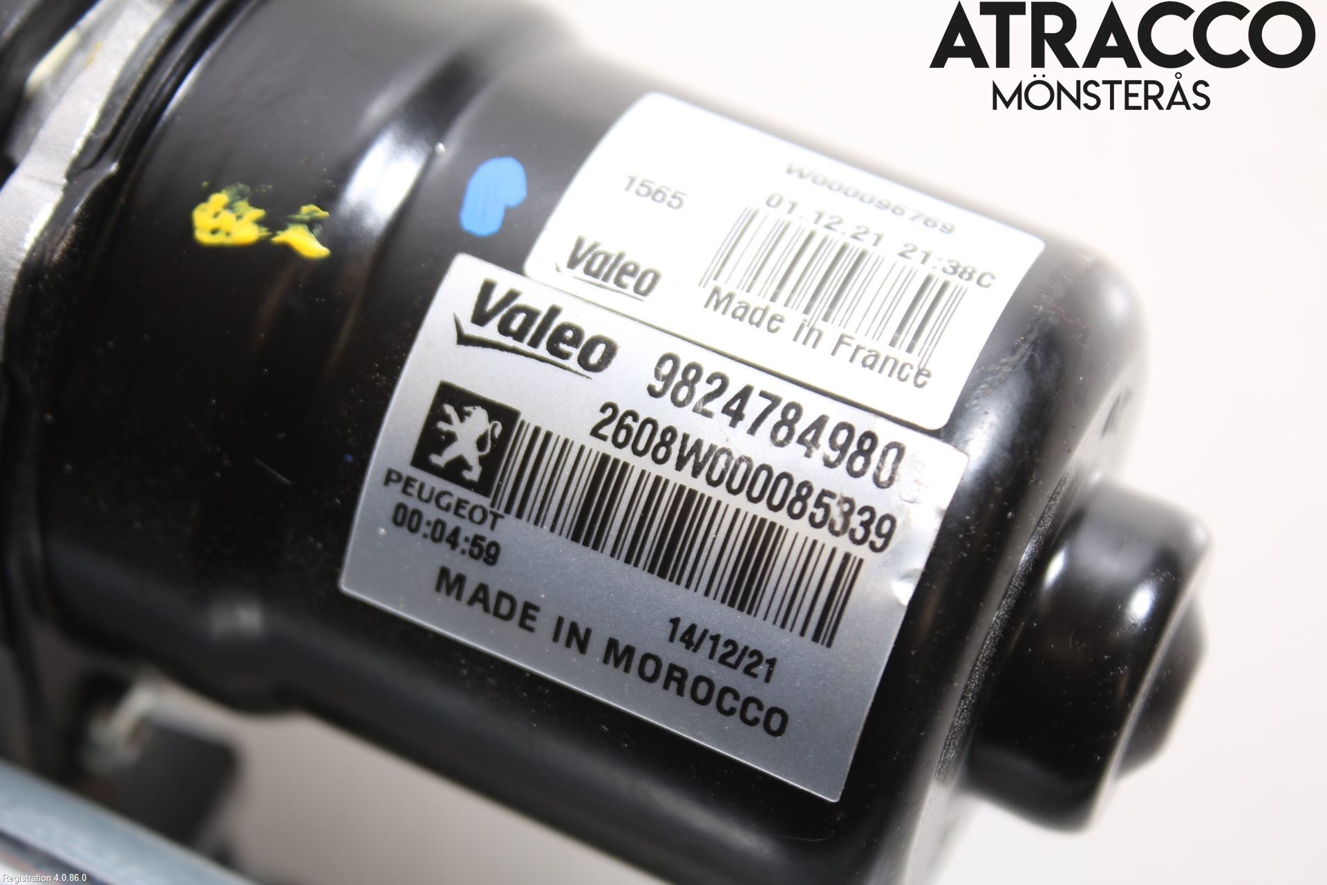 Opel CORSA F, CORSA-E 20- Torkarmotor Vindruta