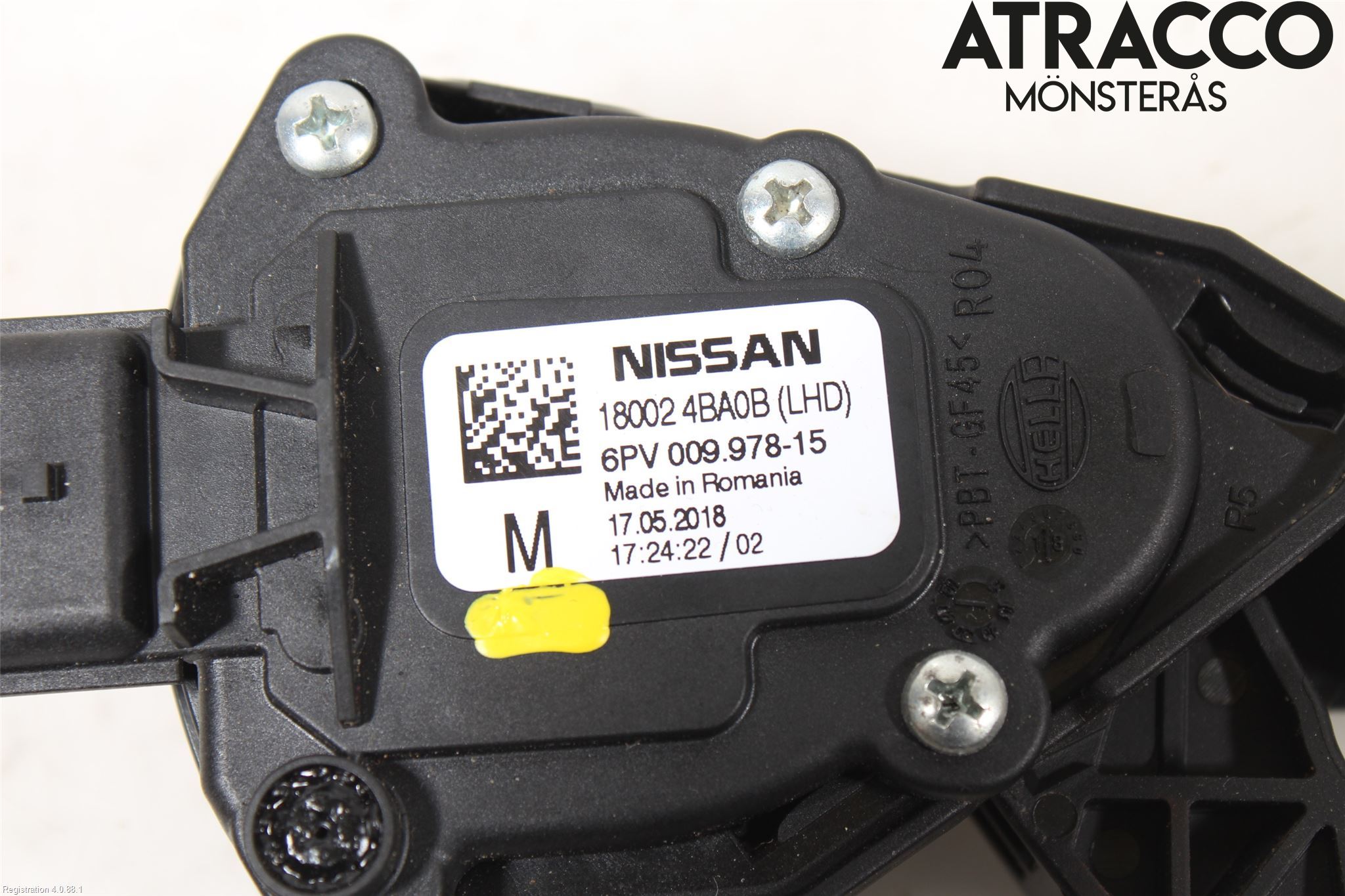 Nissan QASHQAI 17-21 Gaspedal