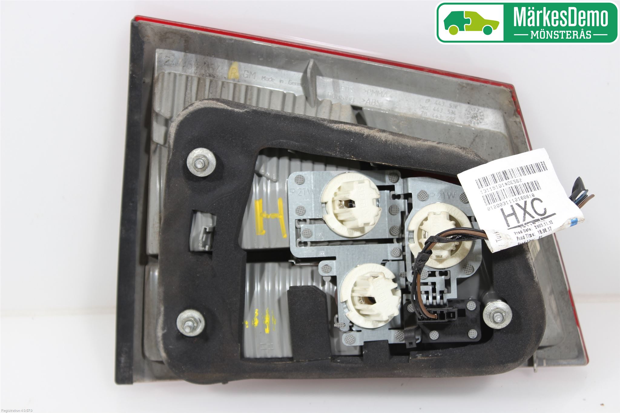 Opel VECTRA C 02-05 Bakljus Lucka Hö