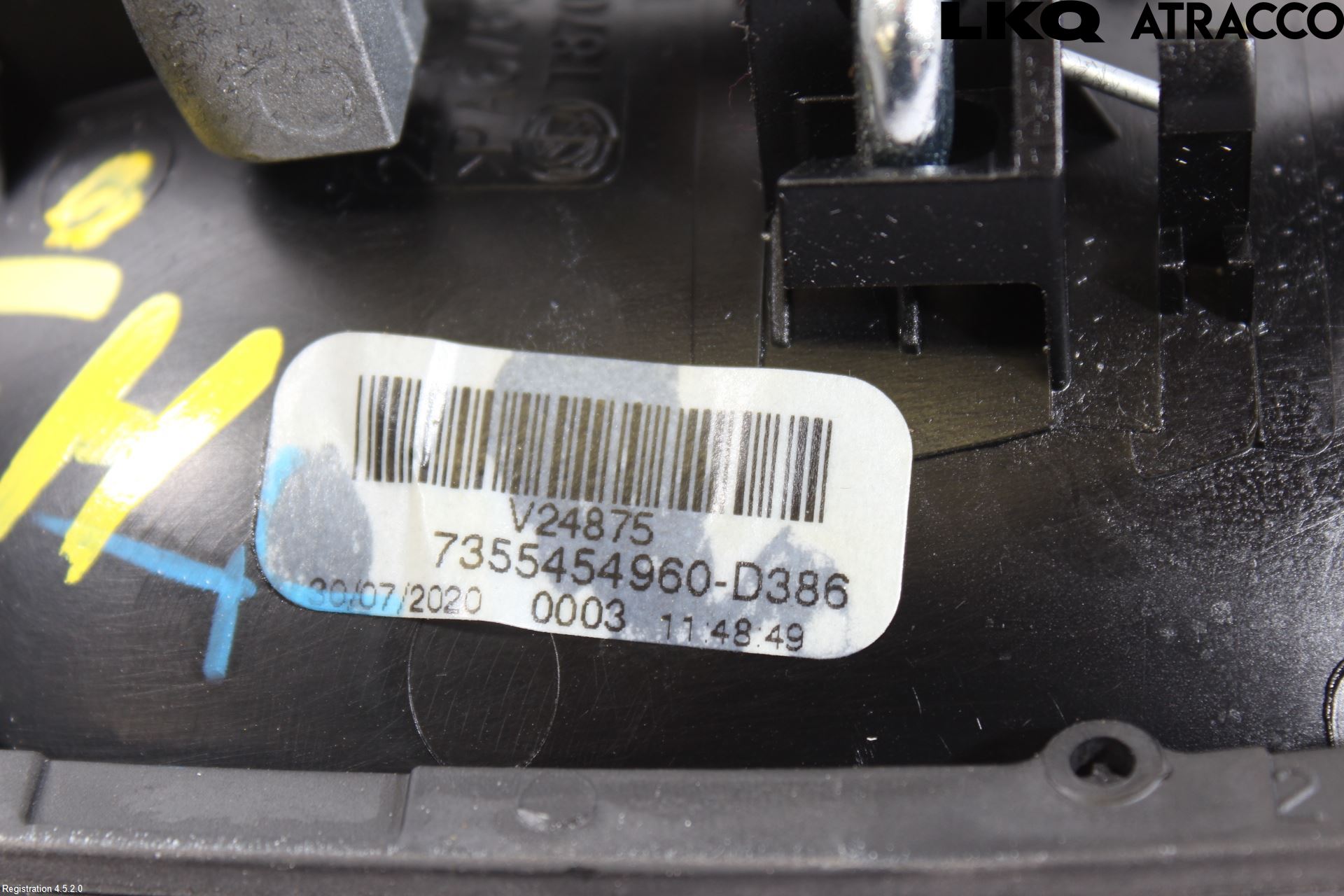 Fiat DOBLO CARGO Dörrhandtag Yttre Hö