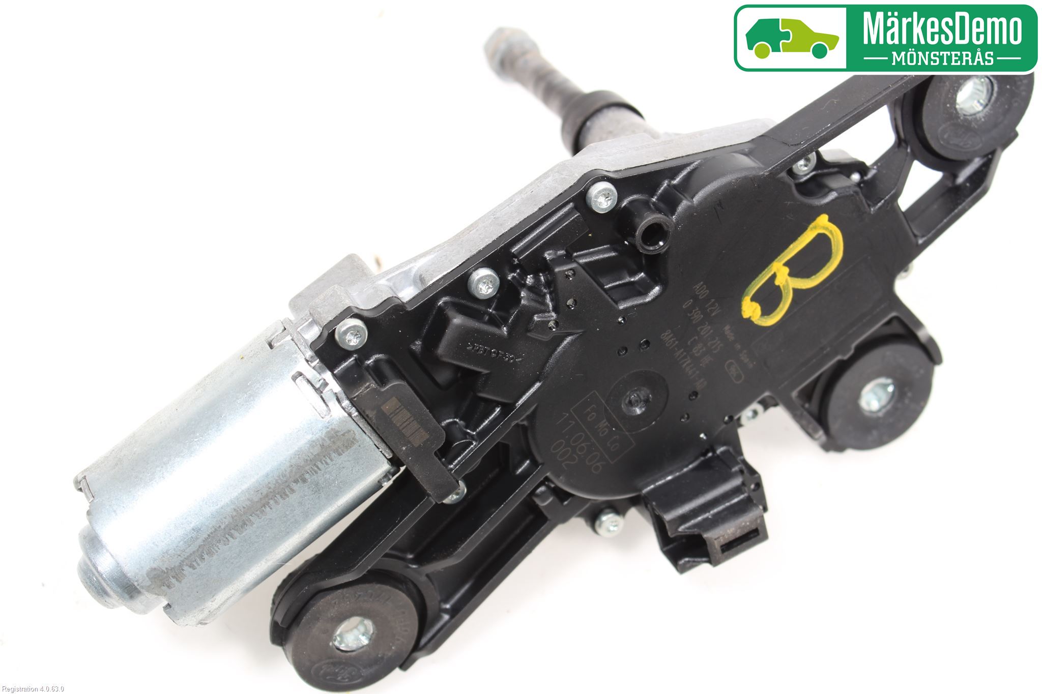 Ford FIESTA 09-12 Torkarmotor Baklucka