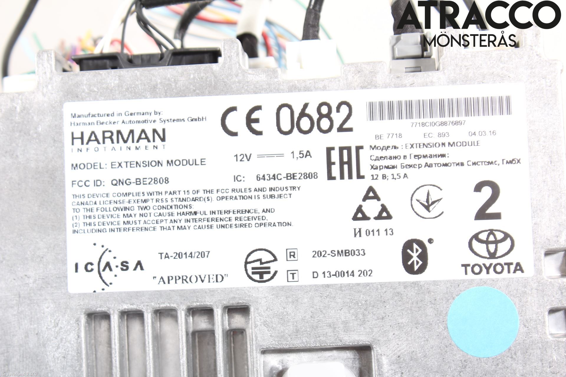 Toyota AVENSIS 16-18 Cd Radio - Multimediapanel