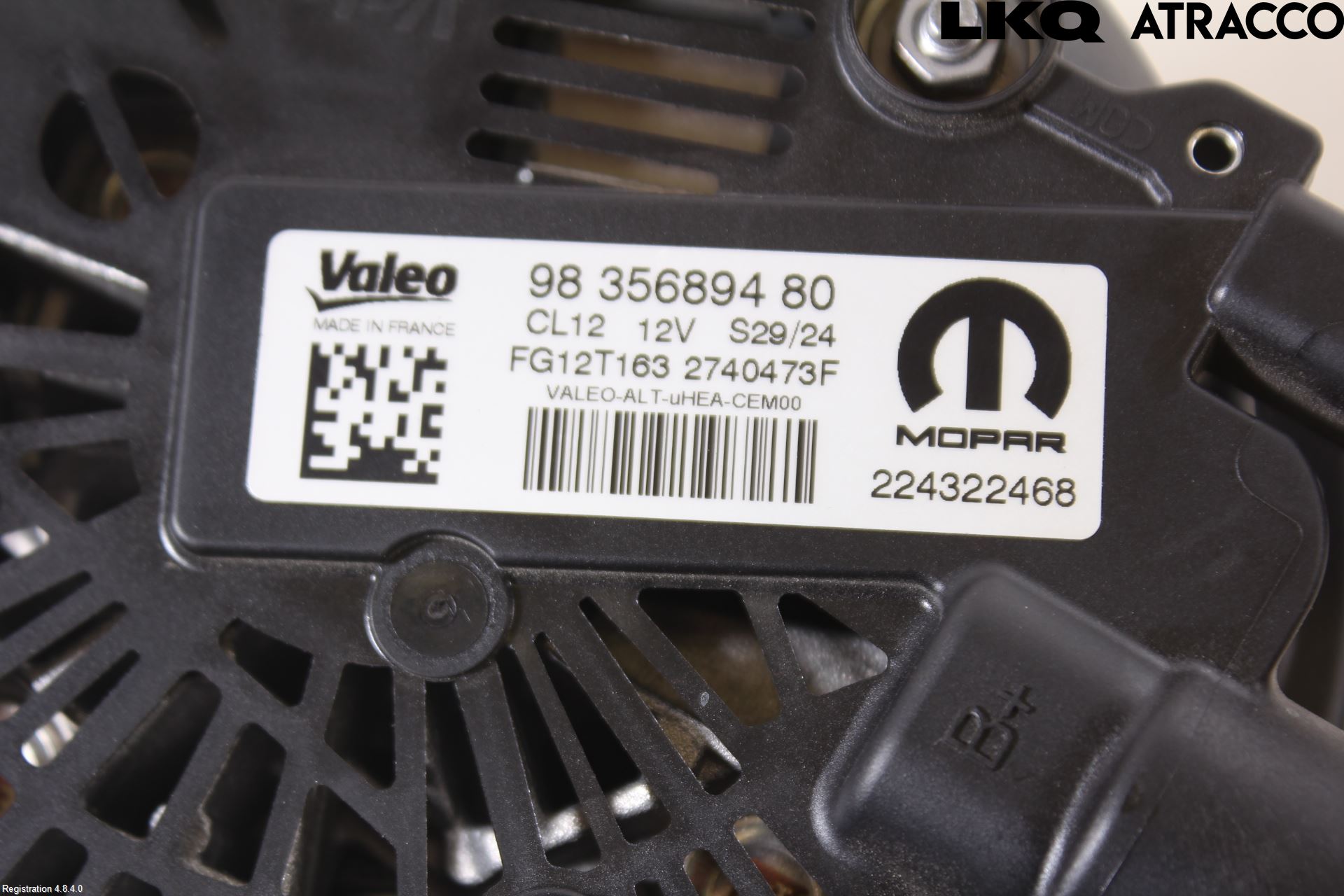 Peugeot 208/E-208 20- Generator