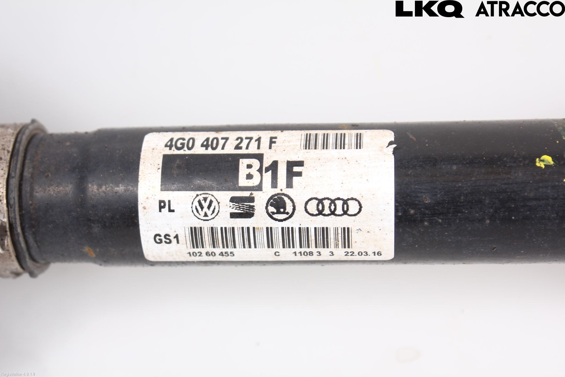 Audi A6/S6 4G 11-18 Drivaxel Fram Höger