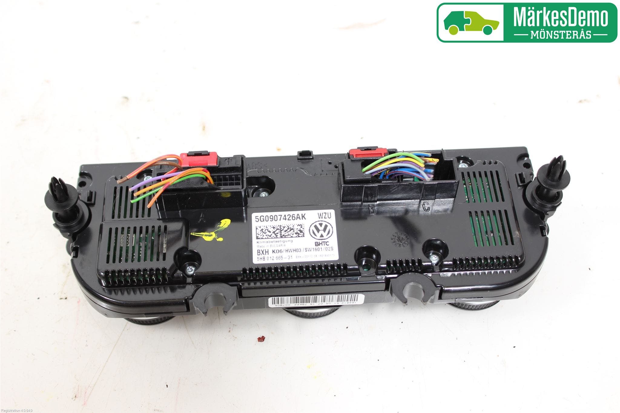 Volkswagen VW GOLF / E-GOLF VII 13-20 Ac Styrenhet Ac Manöveren