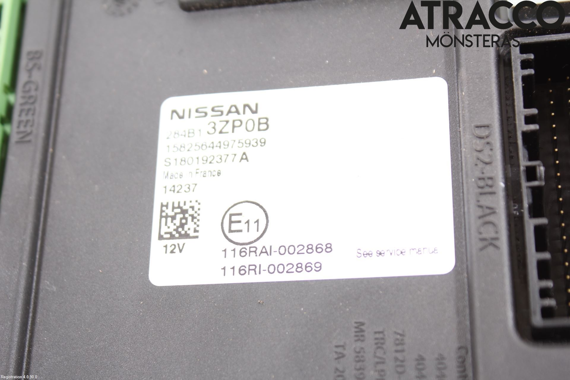 Nissan PULSAR Styrenhet Övrigt