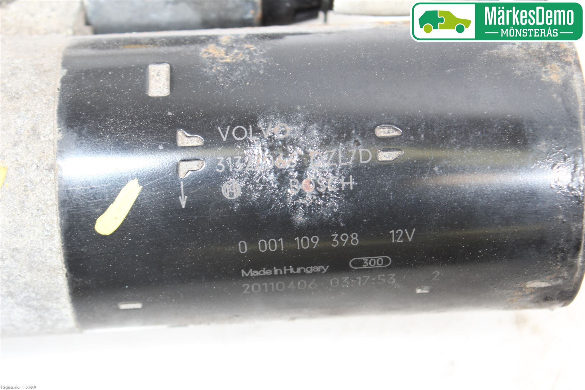 Volvo V70 08-13 Startmotor Diesel