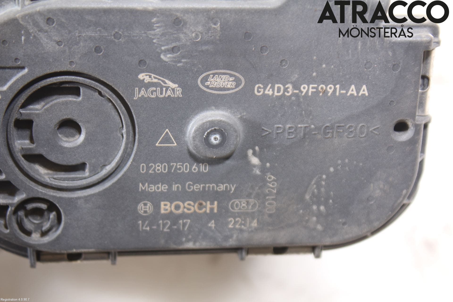 Jaguar XE (X760) 15-24 Injspjällhus