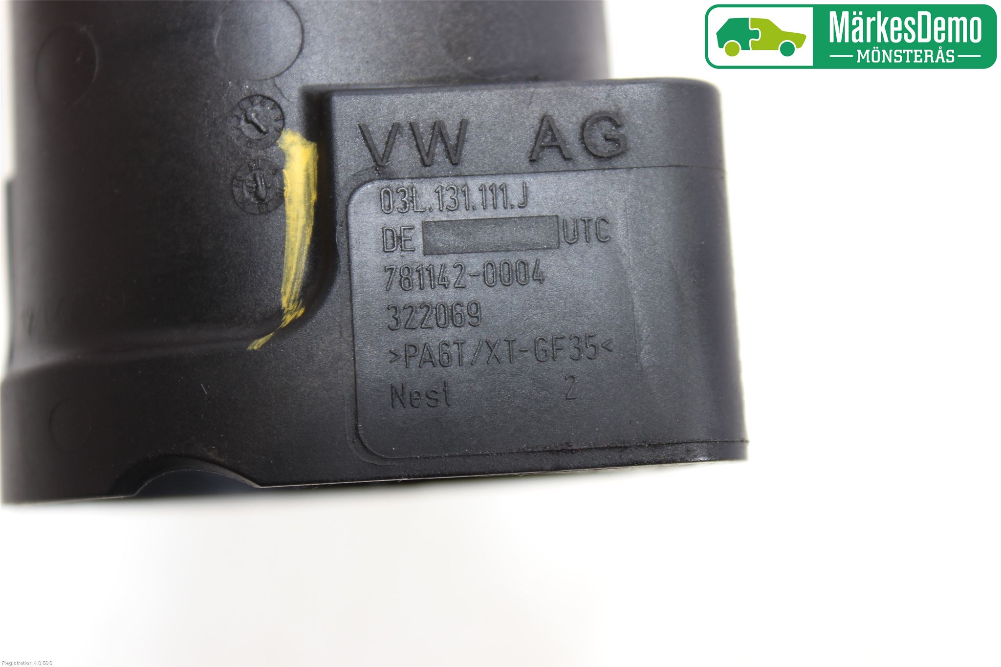 Volkswagen VW CADDY 16-20 Laddluft-Intercoolerrör