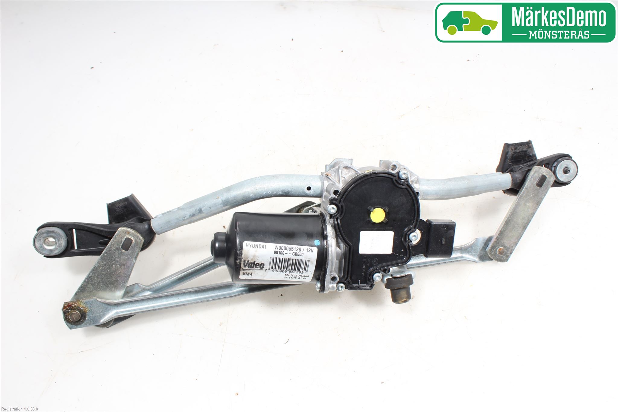 Hyundai i20 GB 15-20 Torkarmotor Vindruta