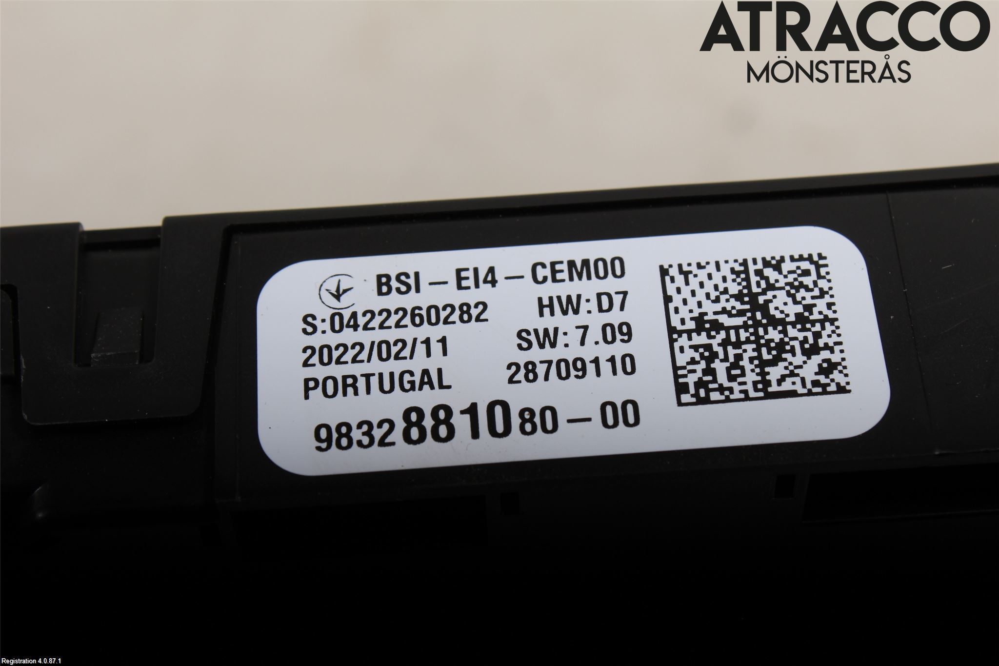 Citroen C4/E-C4 C4X/E-C4X III 21- Säkringsdosa-Elcentral