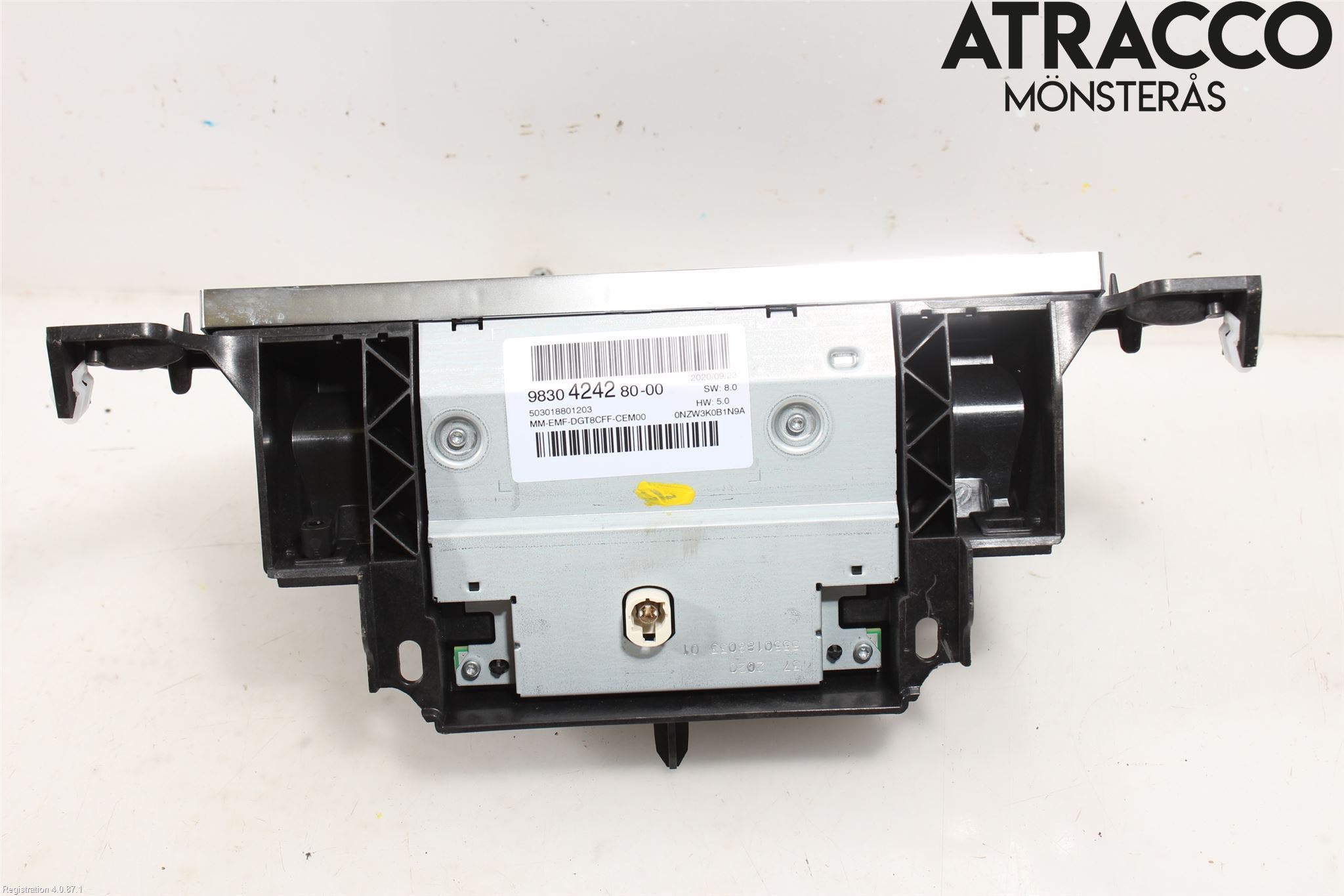 Peugeot 5008 17-24 Bildskärm