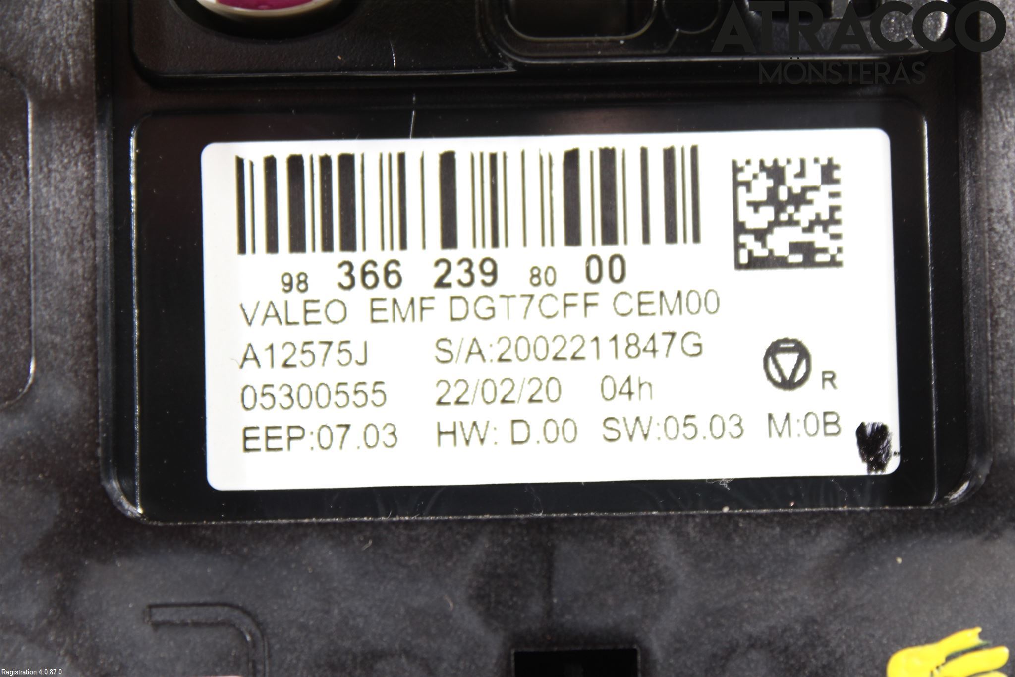 Citroen COTROEN C3 17-24 Multifunktionsdisplay