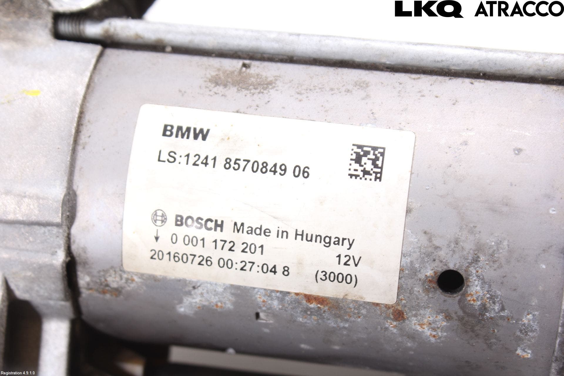 BMW 1 F20/F21 11-19 Startmotor