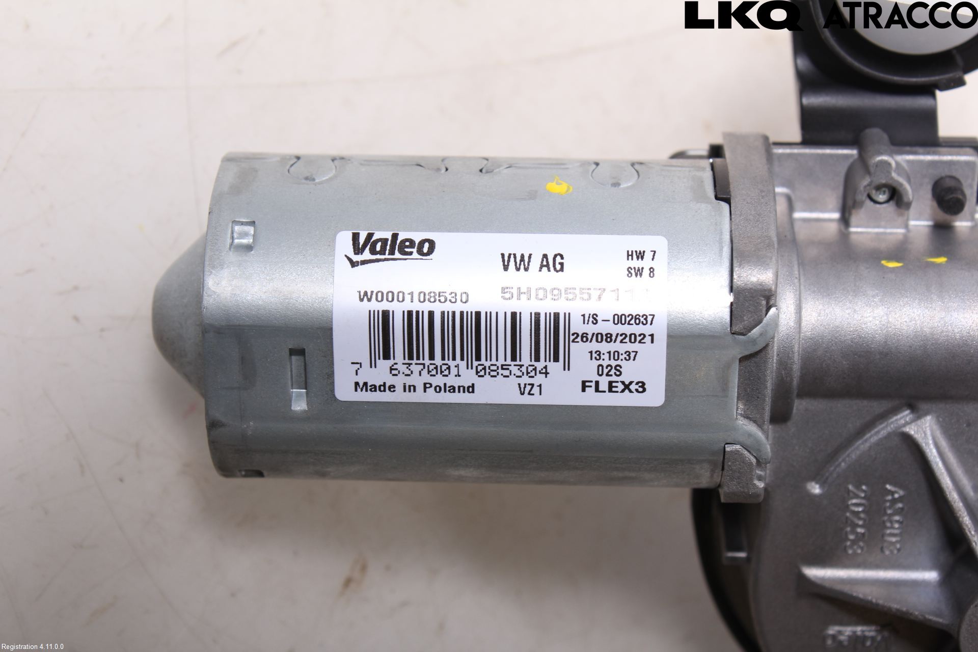 Volkswagen VW GOLF / E-GOLF VIII 20- Torkarmotor Baklucka