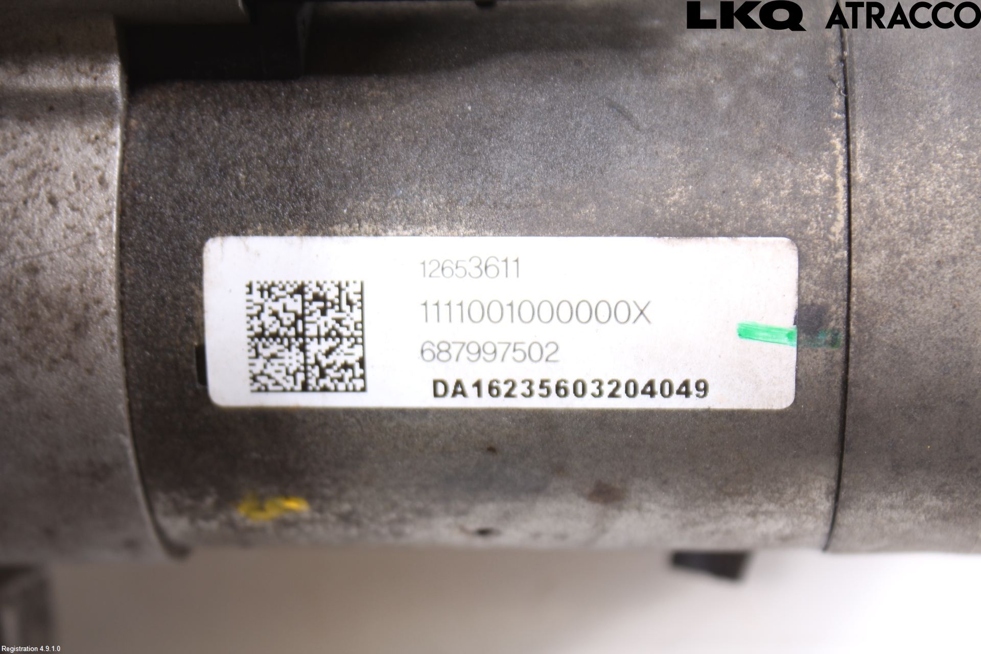 Opel KARL 16-19 Startmotor