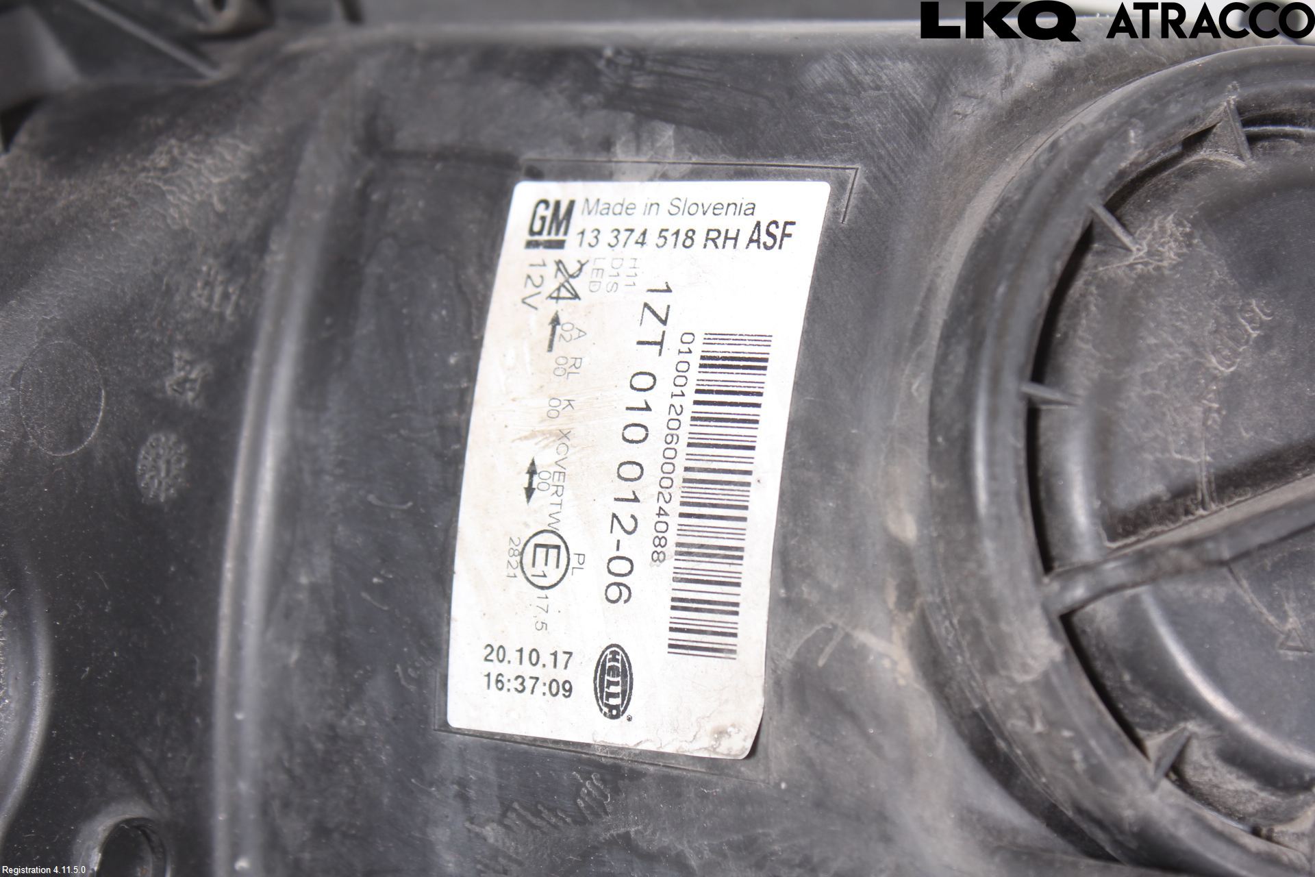 Opel ASTRA J 10-15 Strålkastare Höger