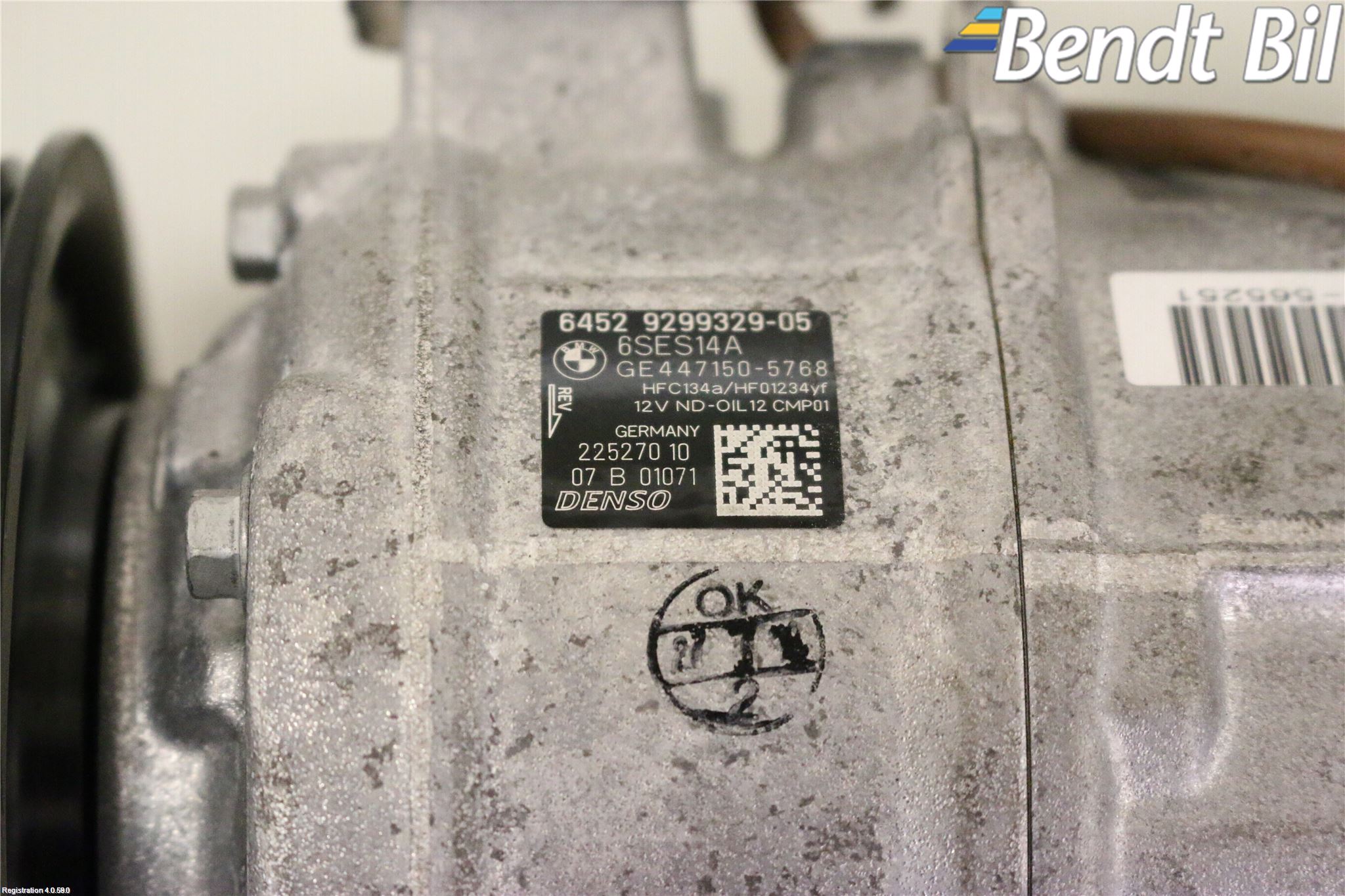 BMW 3 F30/F31/F80 12-19 Ac Kompressor