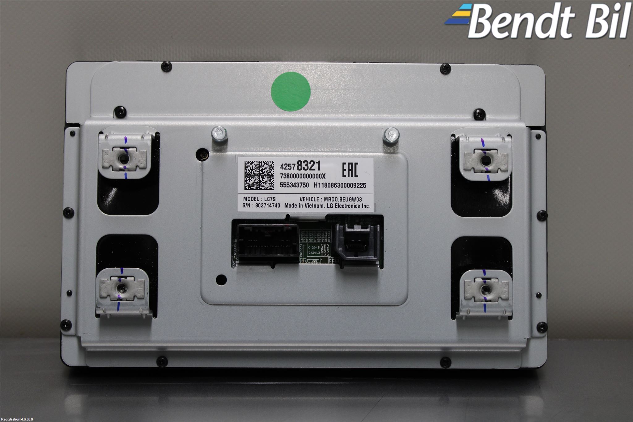 Opel ASTRA K 16-22 Bildskärm