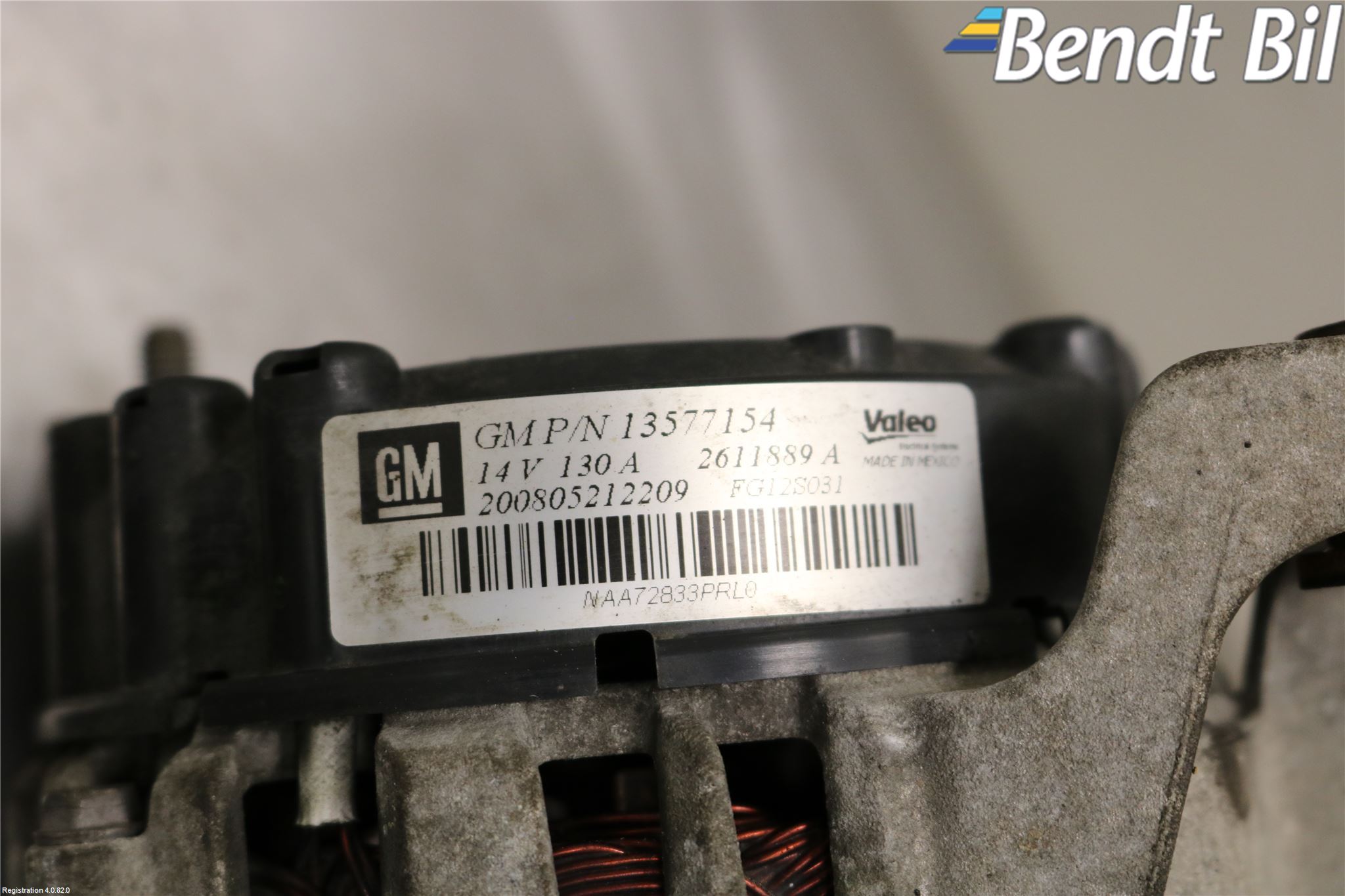 Opel ASTRA J 10-15 Generator