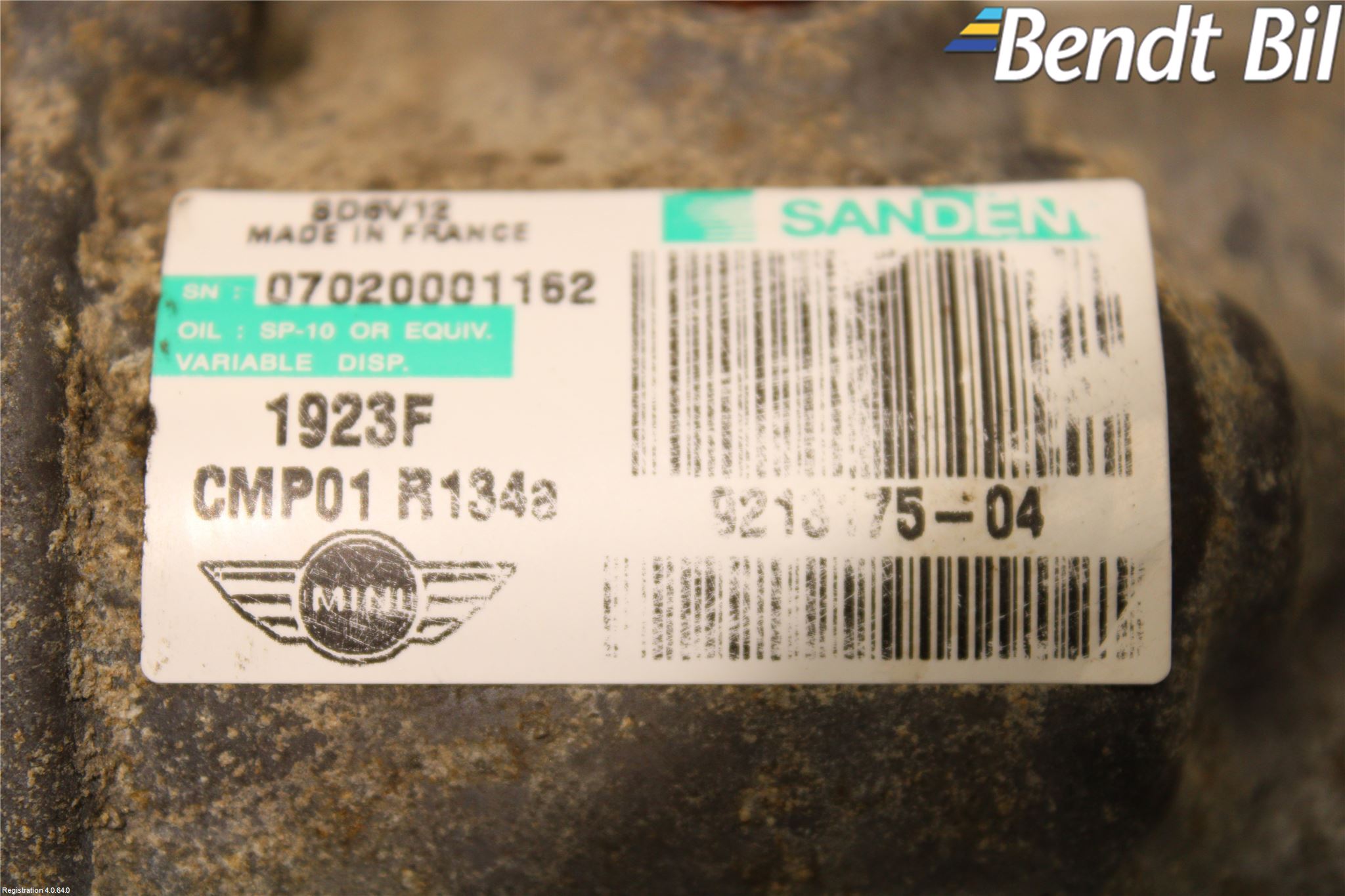 Mini COUPE R56 05-14 Ac Kompressor