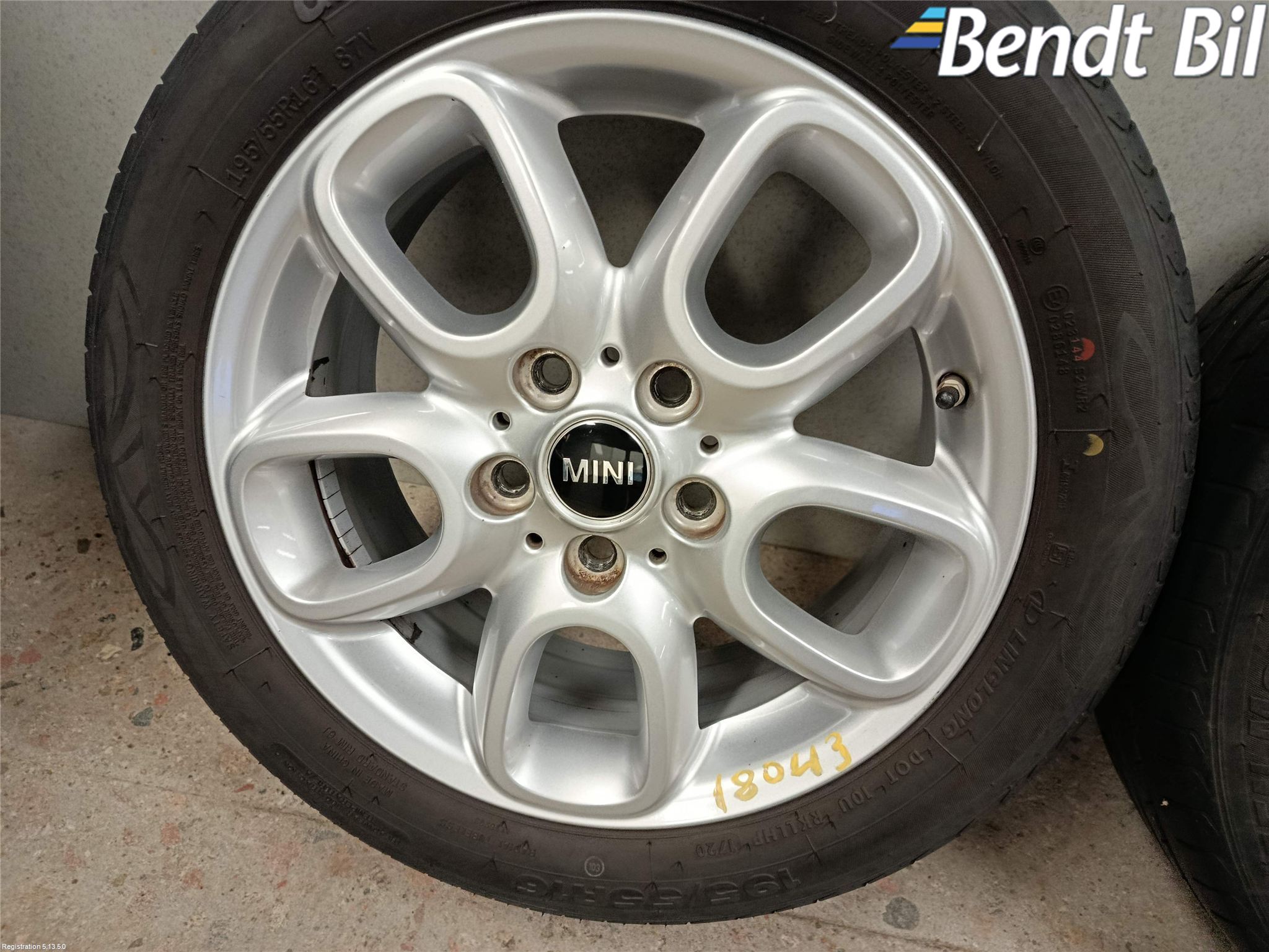 Mini ONE/COOPER 3DR F56 14-24 Sommardäck Alumfälg 4St