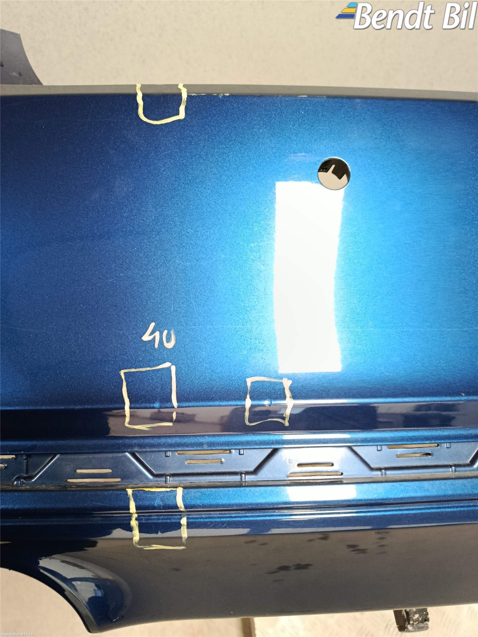 BMW 3 F30/F31/F80 12-19 Stötfångarbeklädnad Bak