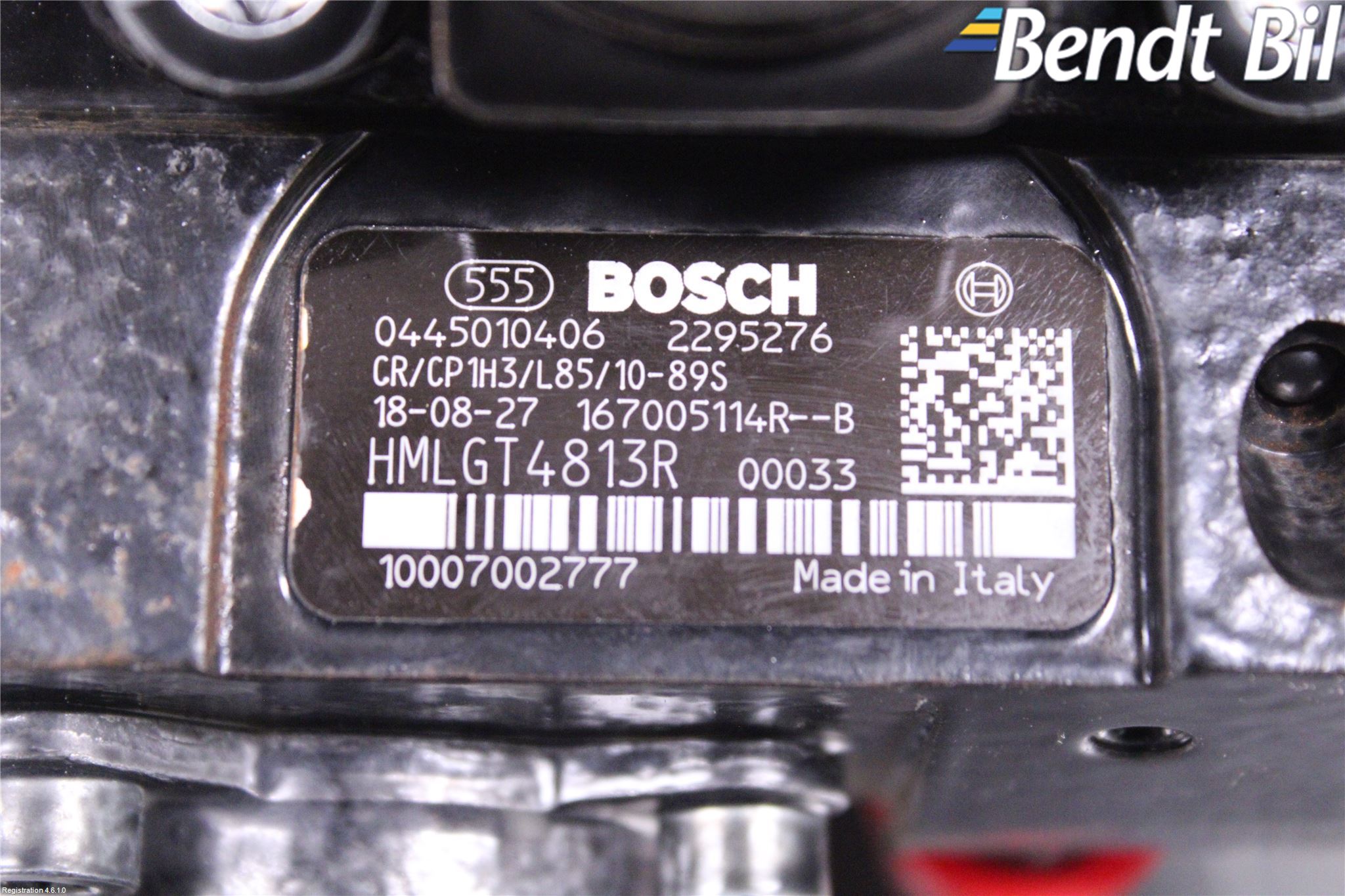 Opel VIVARO 15-19 Bränsle Insppump Diesel