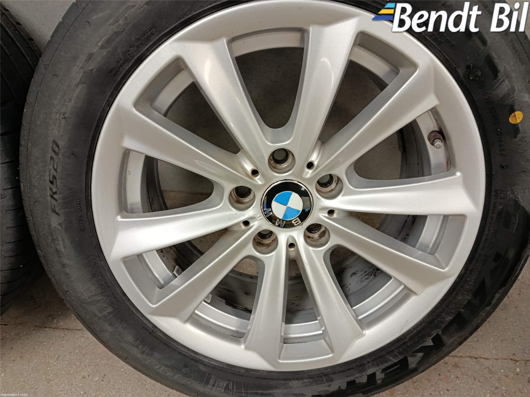 BMW 5 F10/F11/F18 09-17 Sommardäck Alumfälg 4St