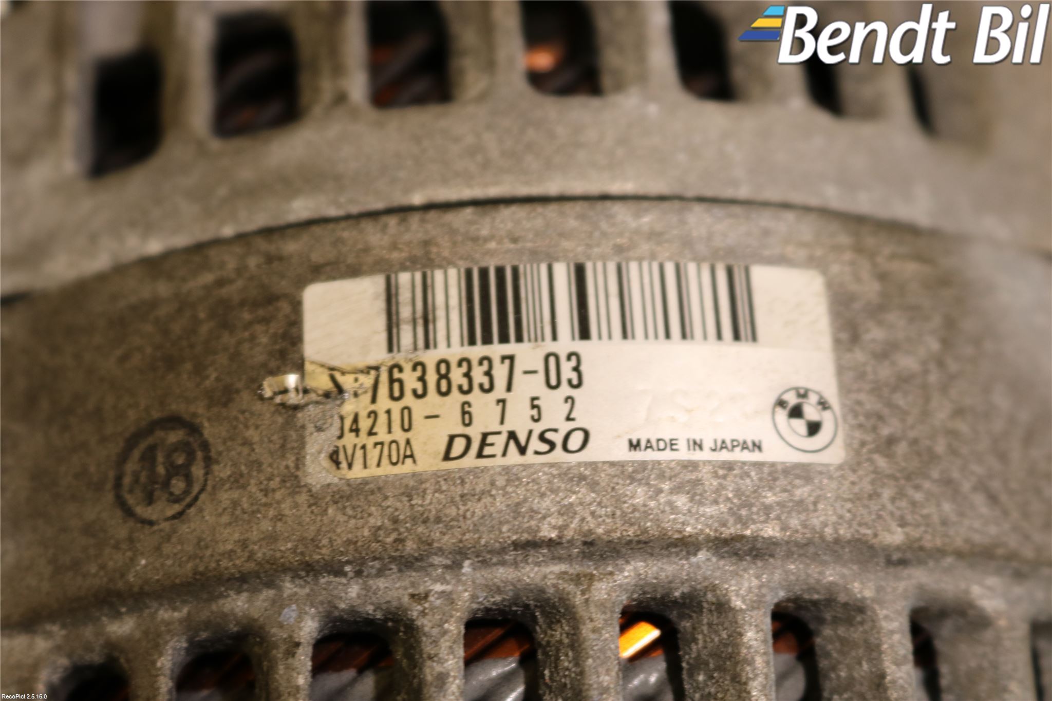 BMW 1 F20/F21 11-19 Generator