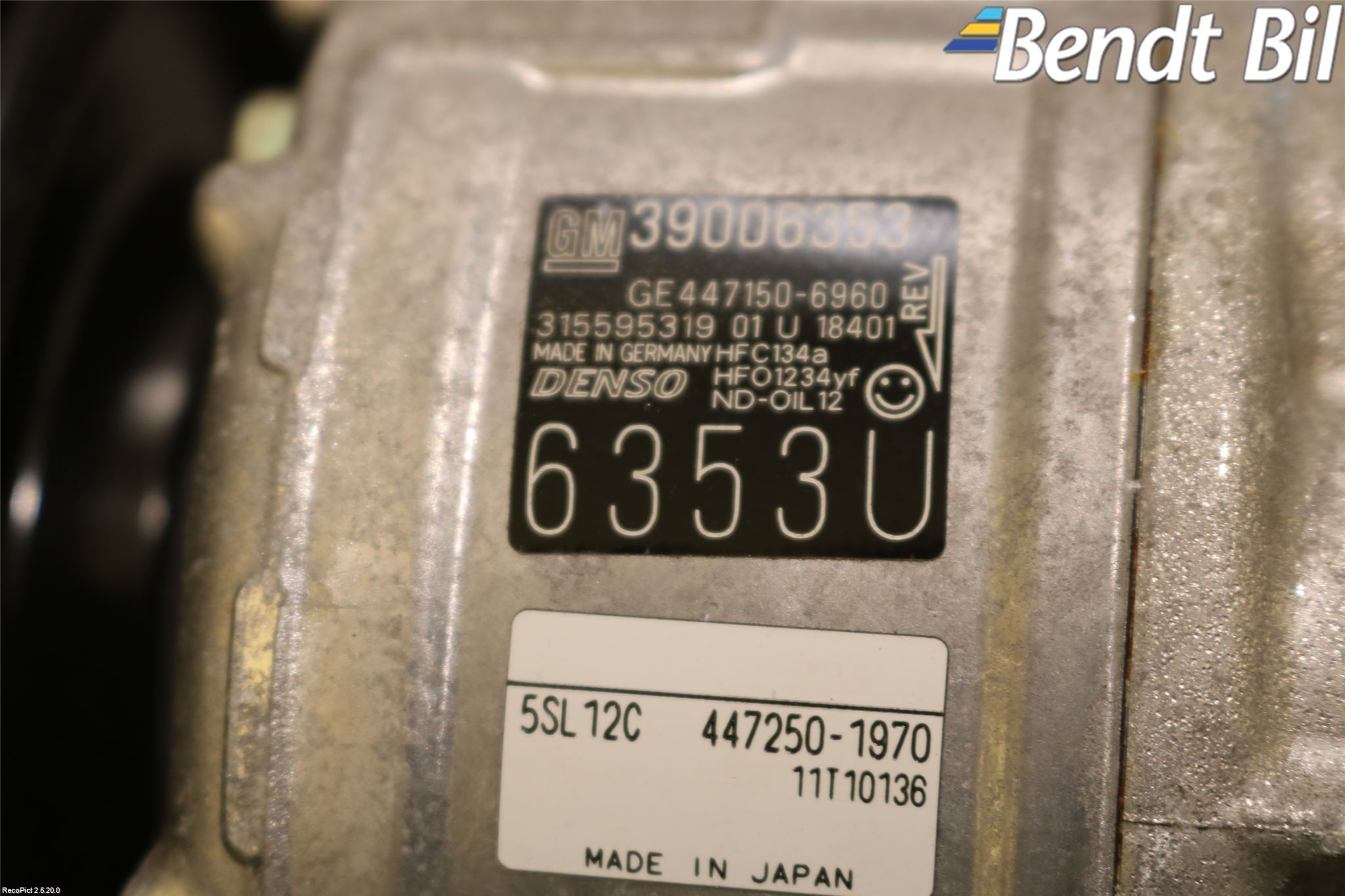 Opel CORSA E 15-19 Ac Kompressor