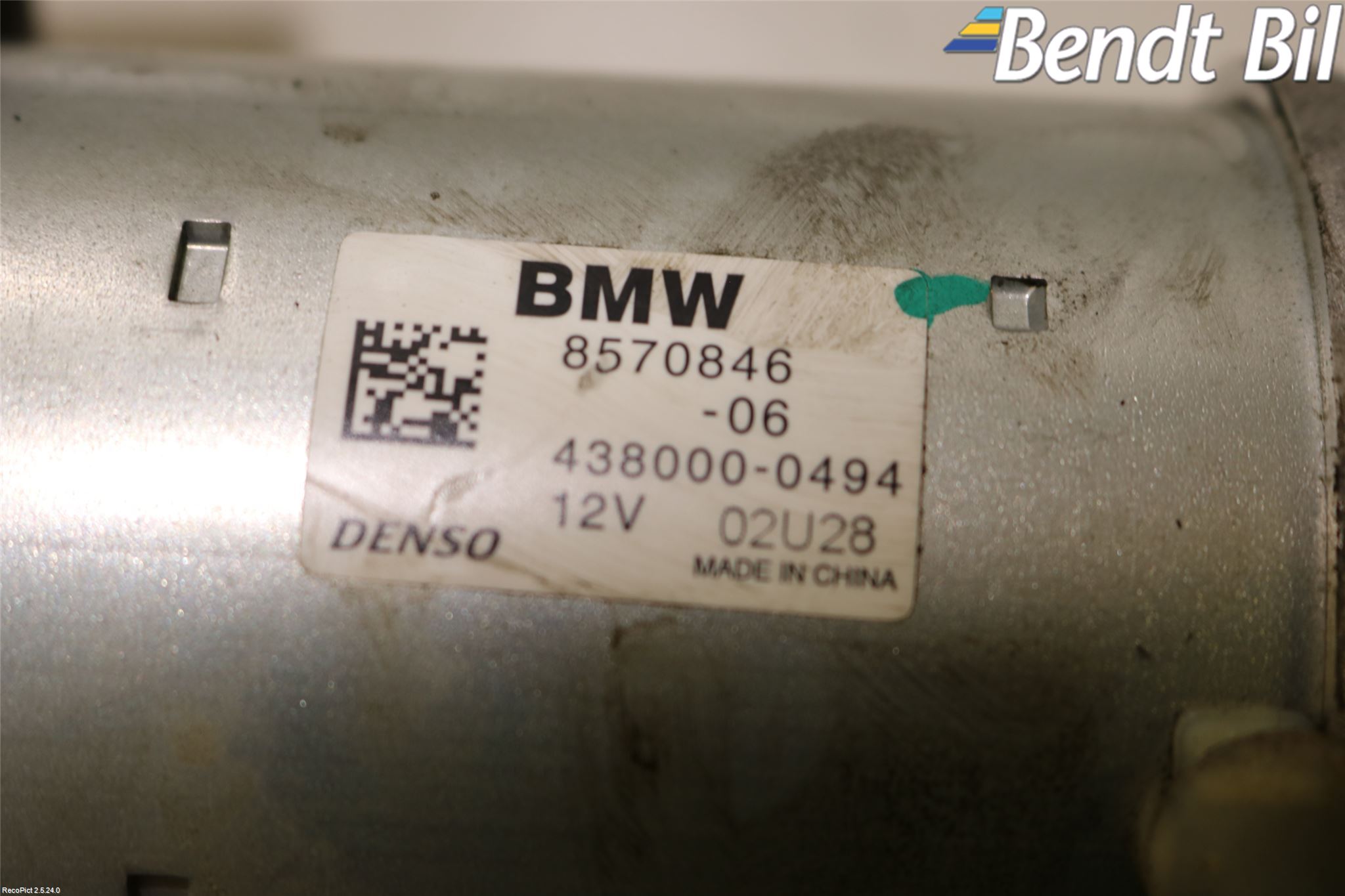 BMW 3 F30/F31/F80 12-19 Startmotor Diesel