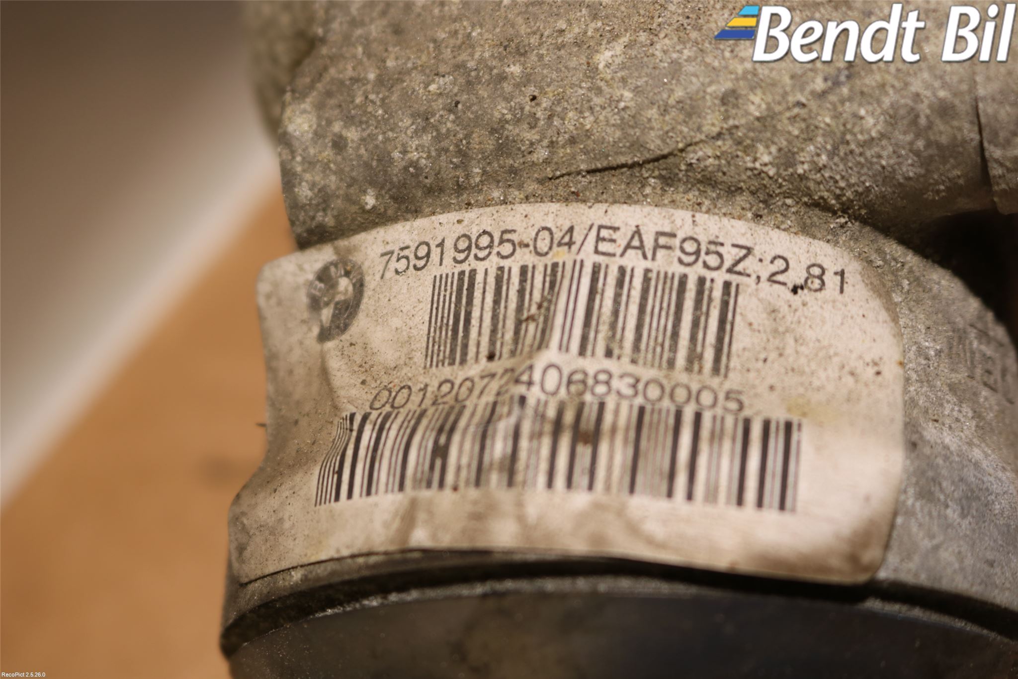 BMW X3 F25 10-17 Framvagn Diffrential