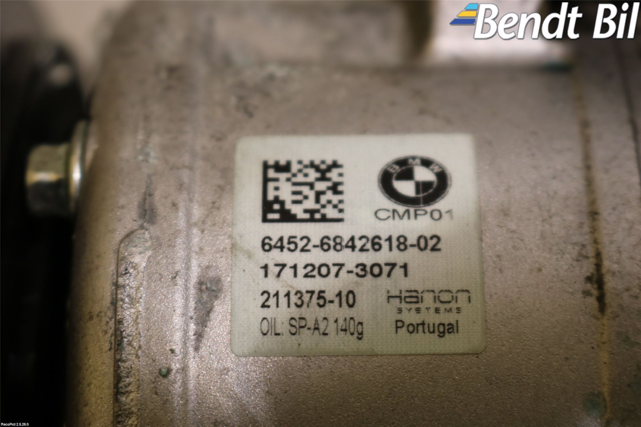 BMW X1 F48 15-22 Ac Kompressor