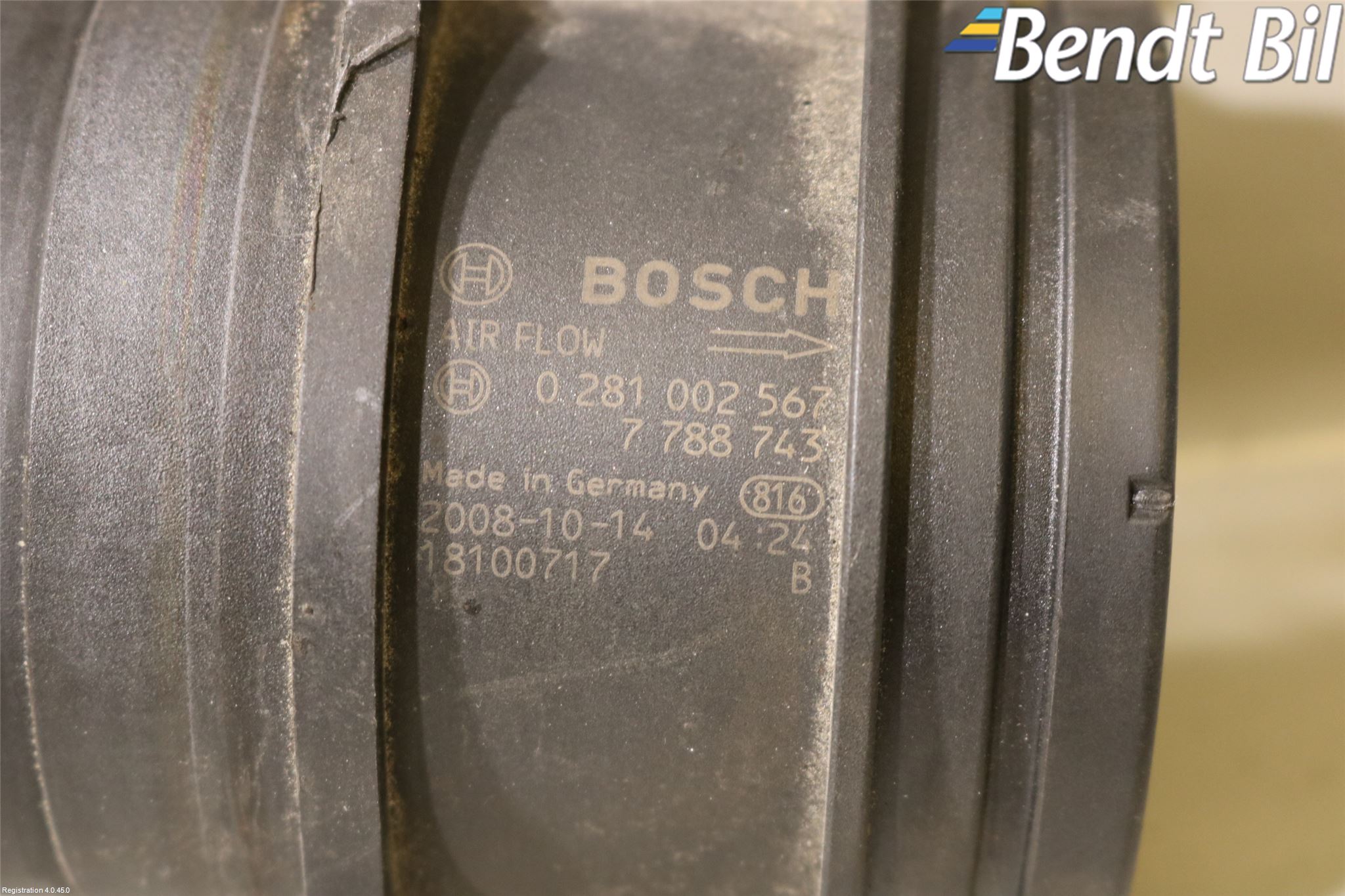 BMW 1 E87/81 5D/3D 03-11 Injluftmassamätare